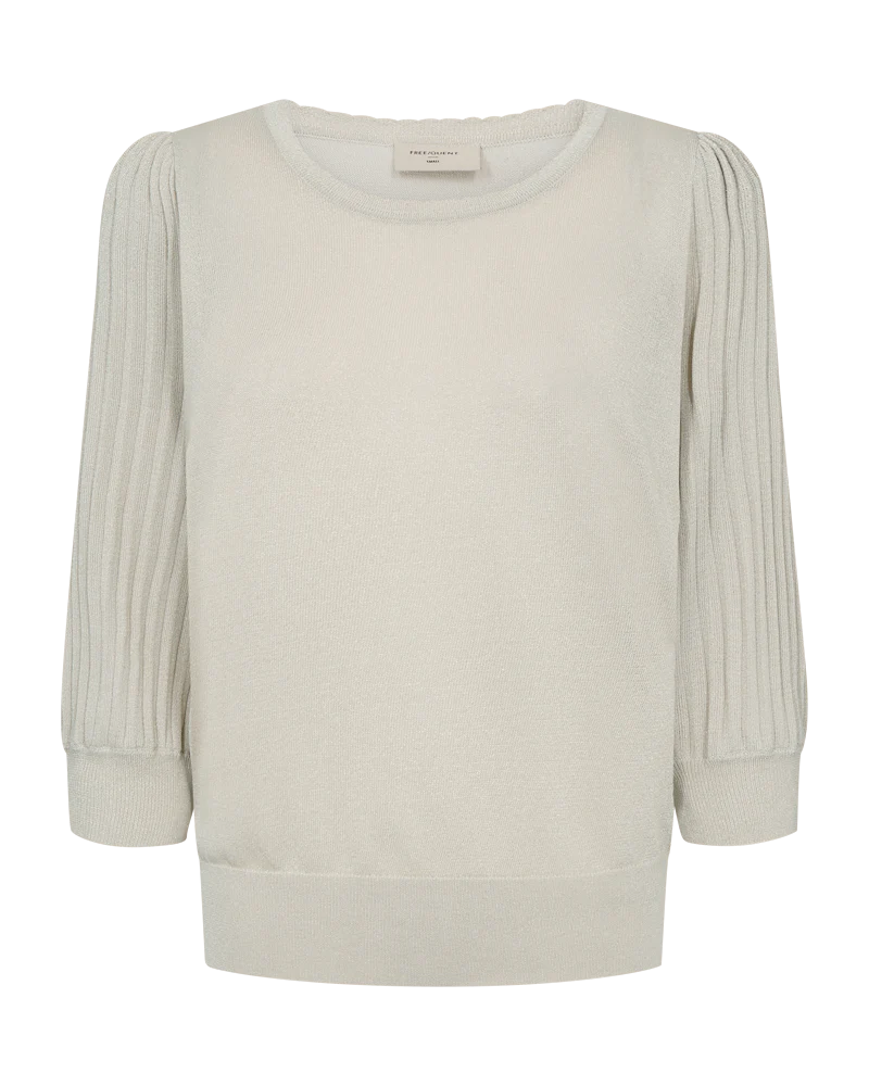 Freequent Glitta Pullover, Beige