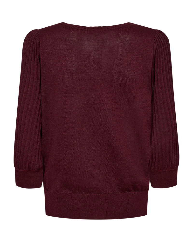 Freequent Glitta Pullover, Viininpunainen