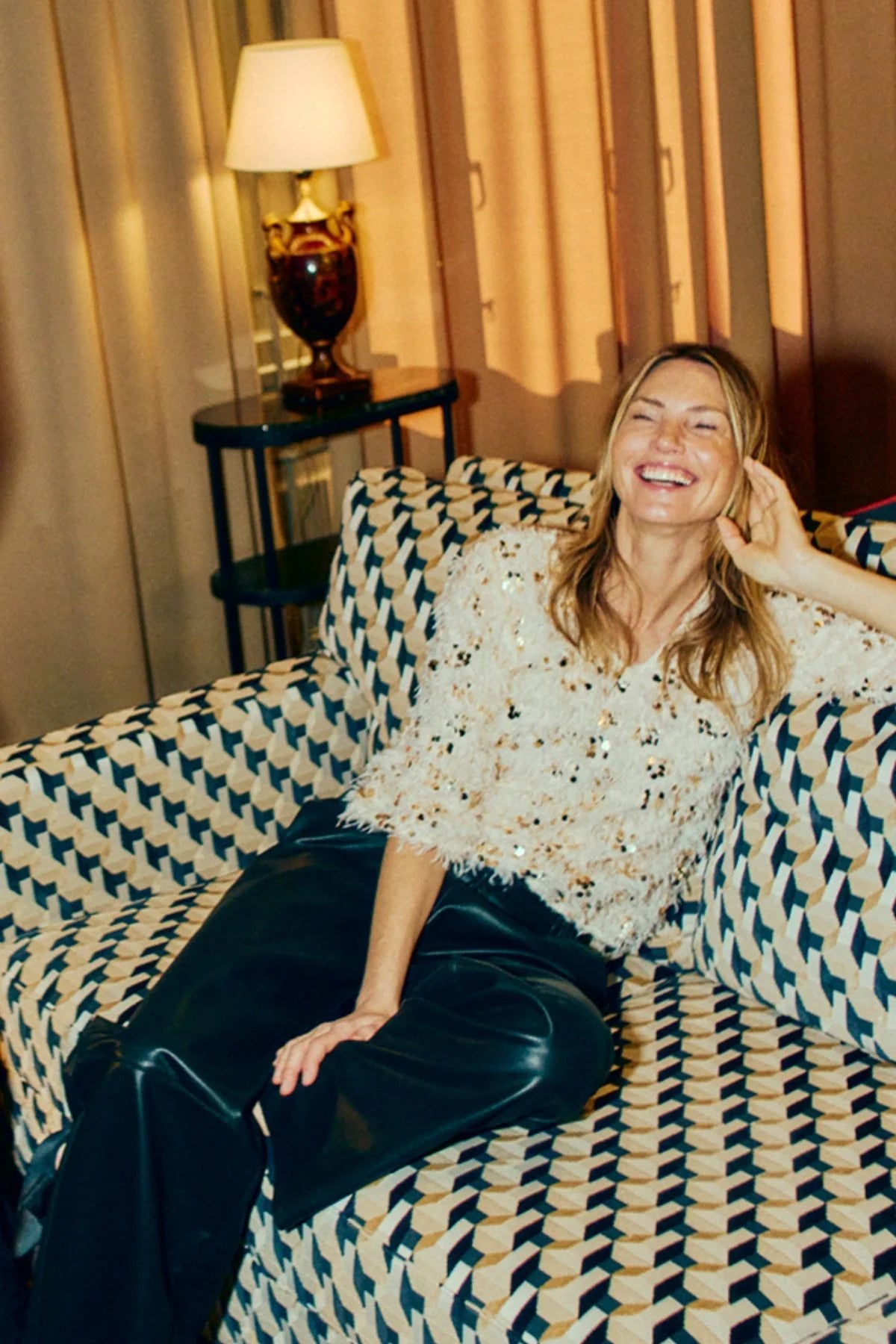 Freequent naisten pusero NOLLA BLOUSE, vaalea beige