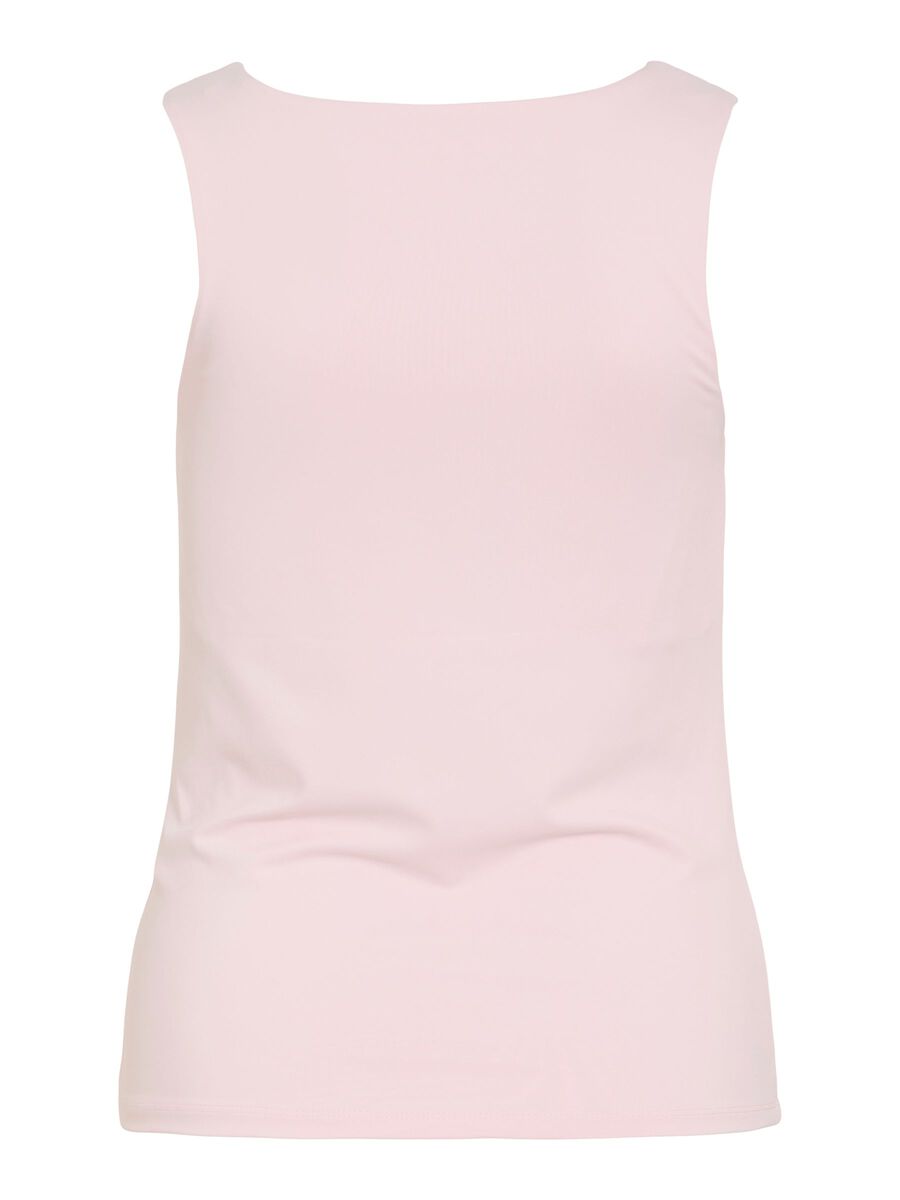 Vila naisten toppi Vikenza U-Neck S/L, Cherry Blossom