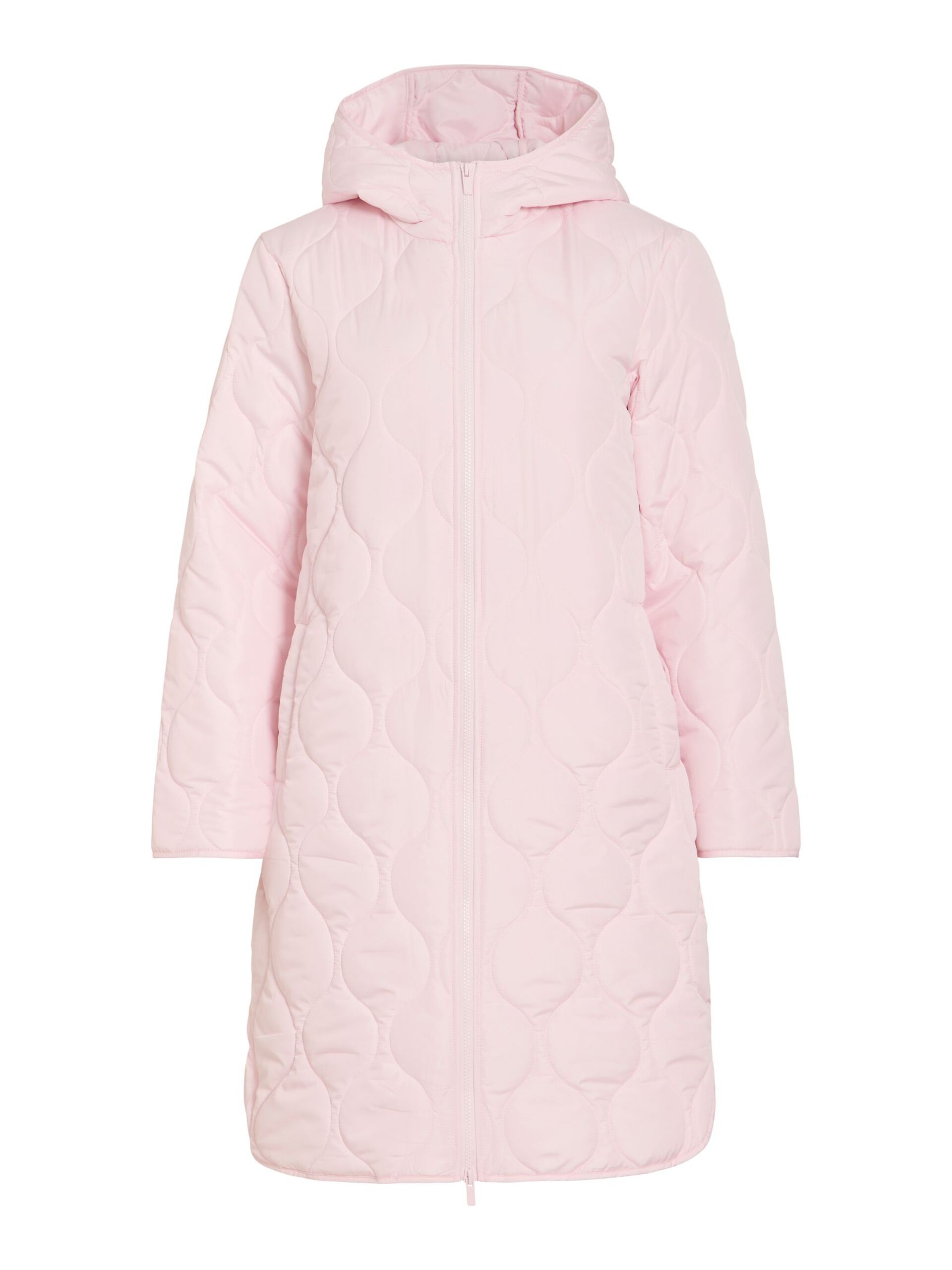 Vila naisten takki VIQUILA L/S Hooded Onion Coat, Ballerina