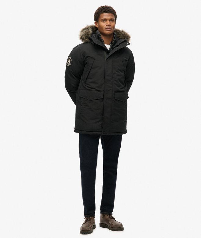 Everest Faux Fur Parka Jacket MUSTA