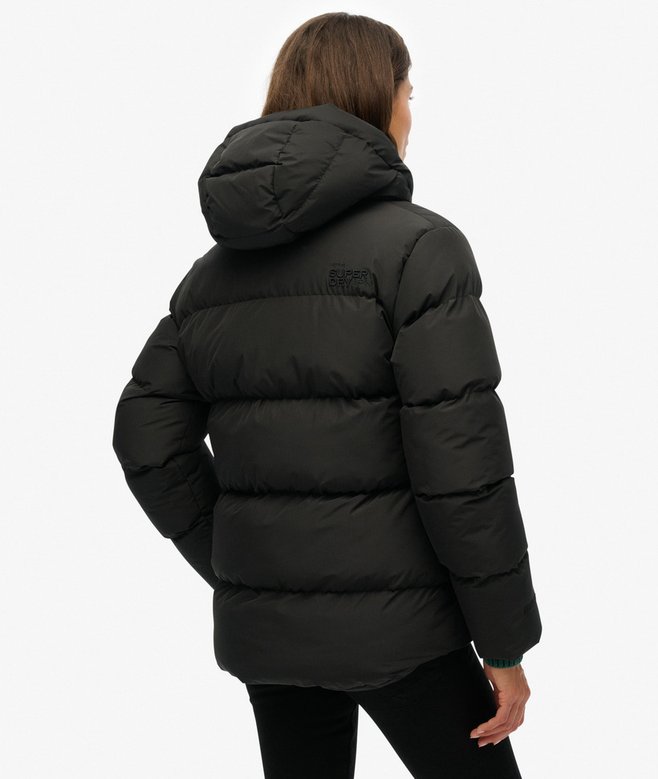 Hooded 5 Baffle Sports Puffer MUSTA