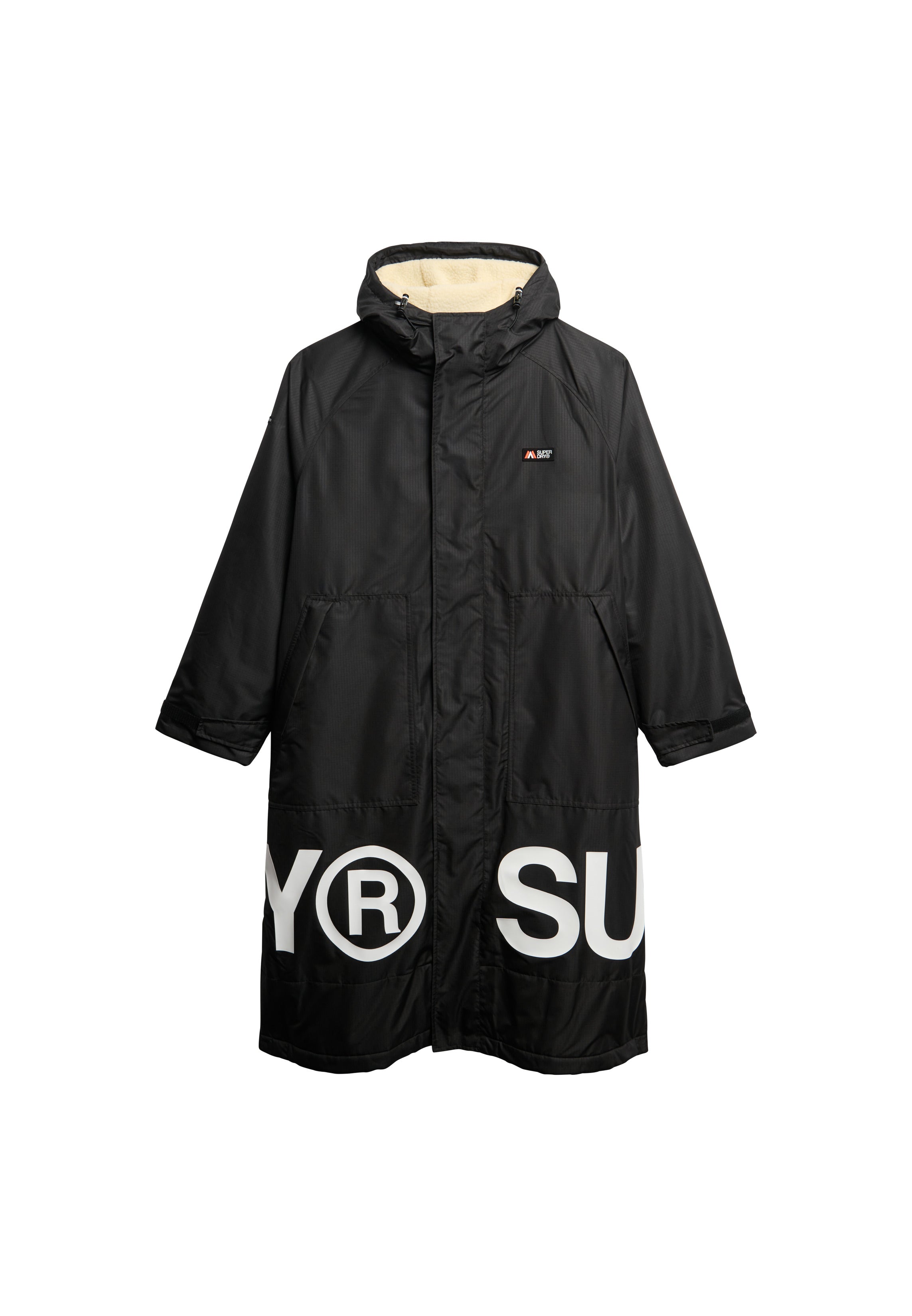 Windbreaker Changing Robe MUSTA