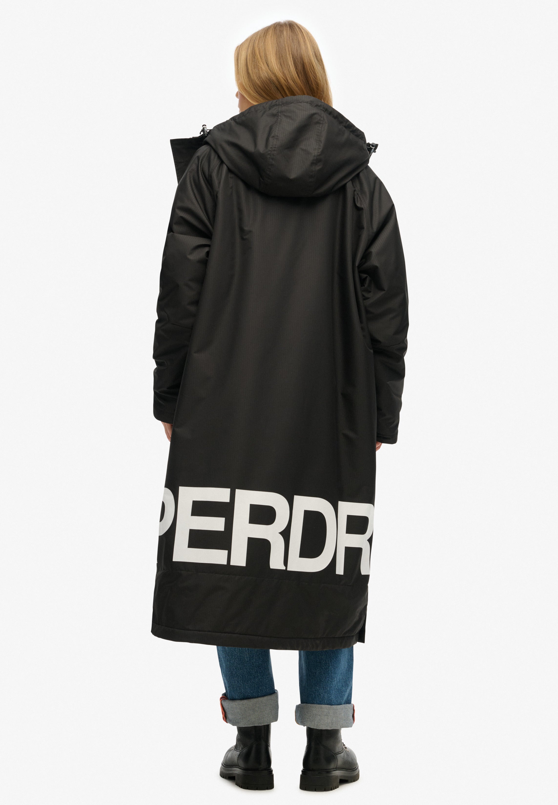 Windbreaker Changing Robe MUSTA