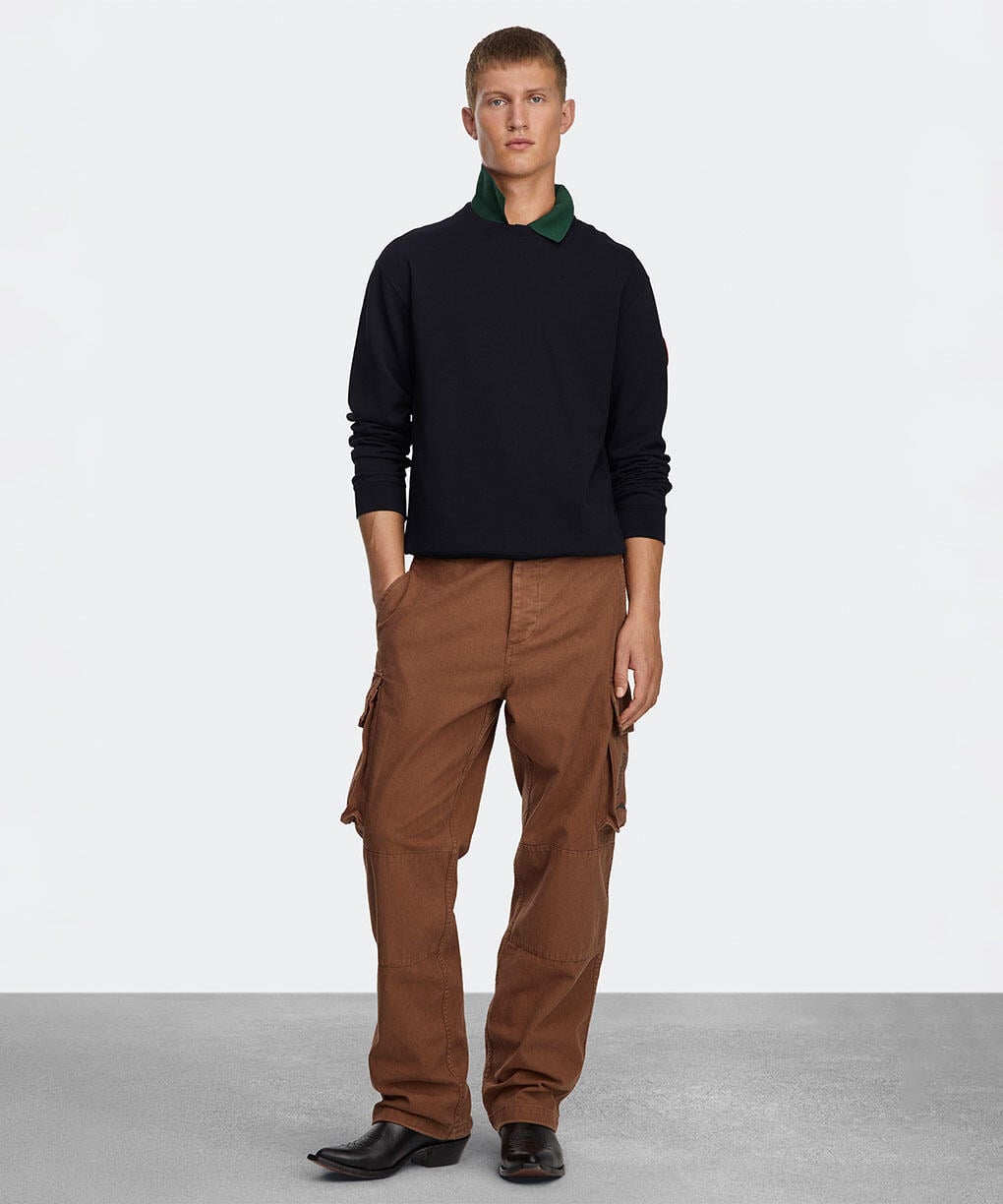 Canada Goose miesten collegepaita Loon Sweatshirt, musta