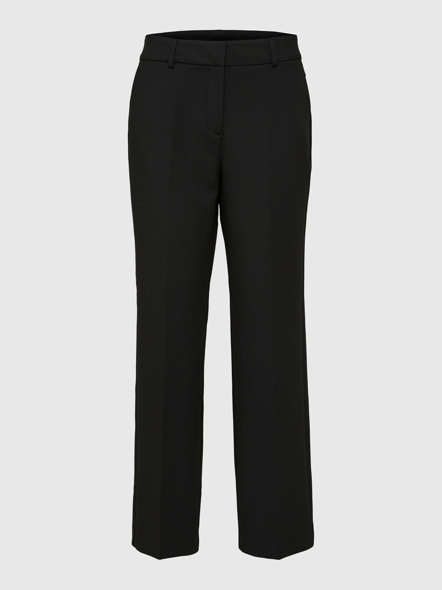 Selected Femme naisten housut SLWRITA MW Wide Pant, musta