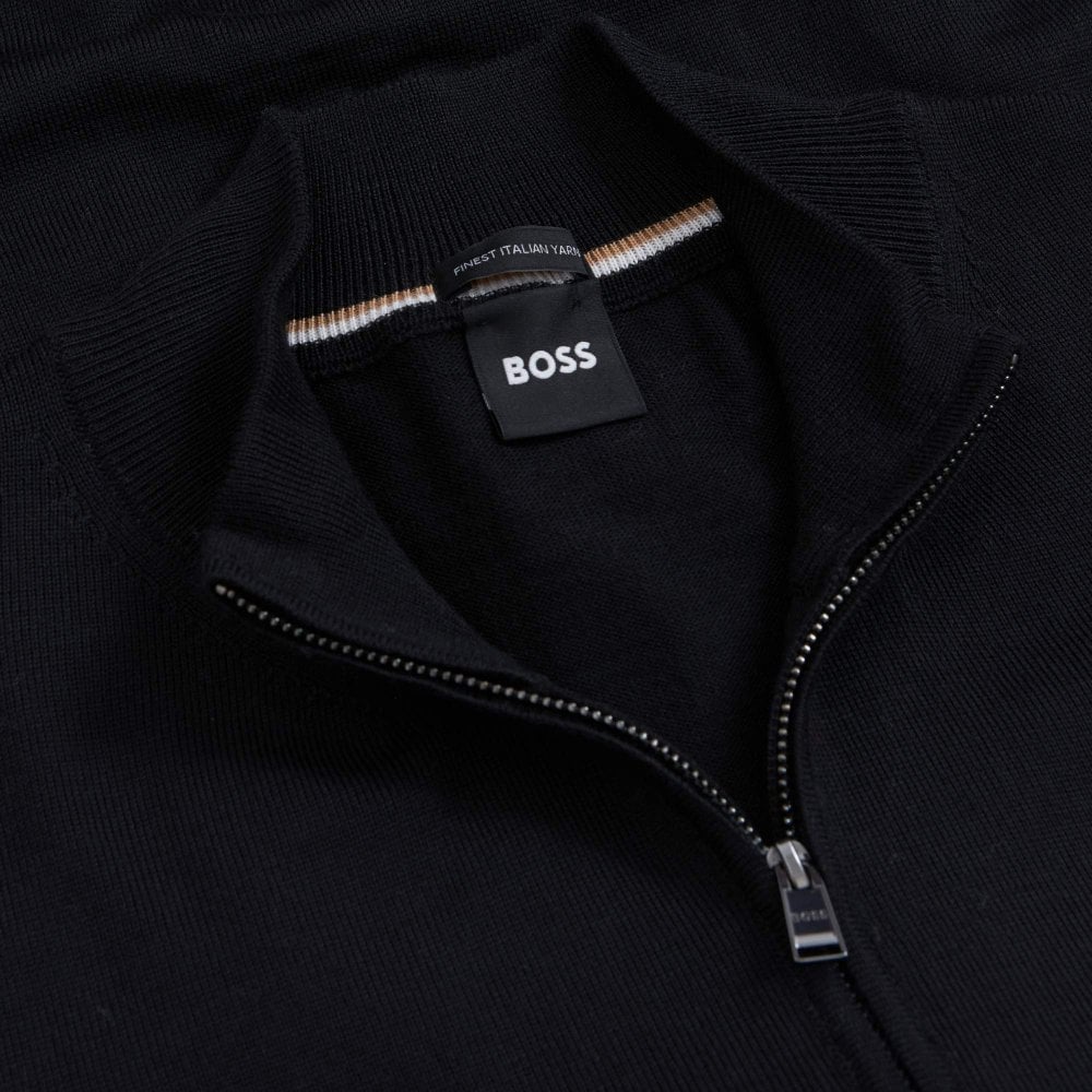 Hugo Boss miesten neuletakki K Balonso Knit, musta