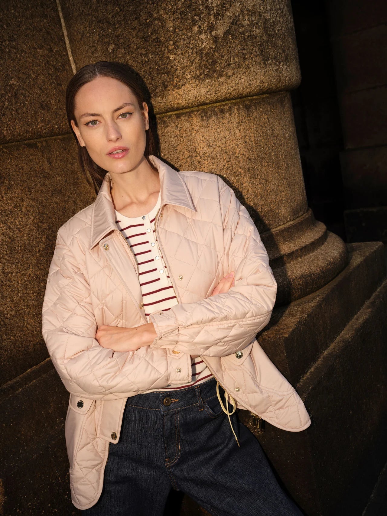 Mos Mosh naisten takki Manna Rye Jacket, vaalea beige