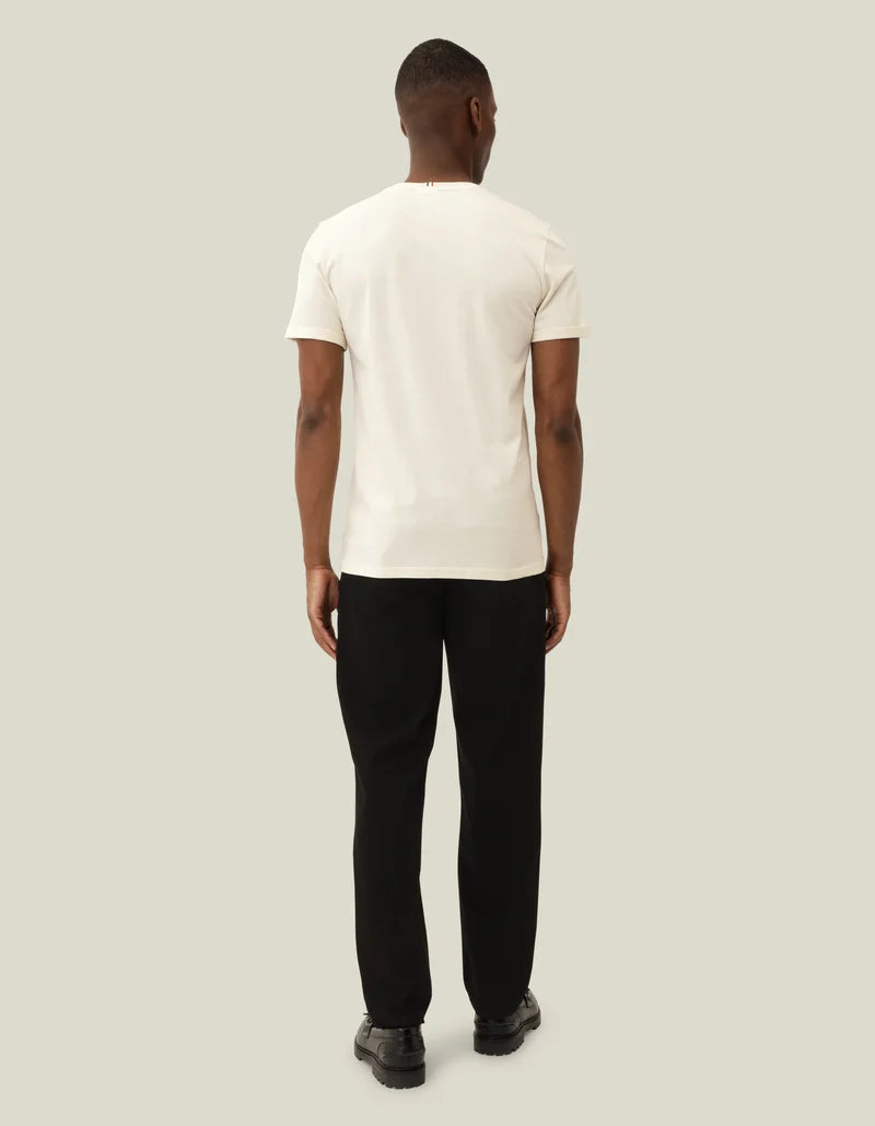 Les Deux miesten T-paita Core Norregaard T-Shirt, Ivory