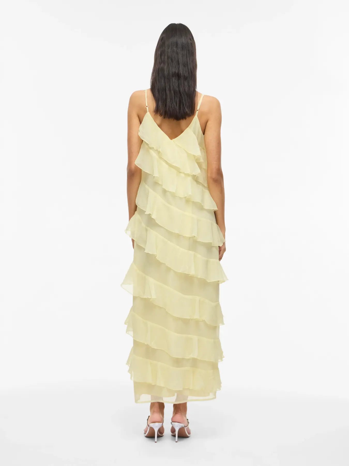 Vila mekko Viluna Strap Ankle Dress, pastellinkeltainen