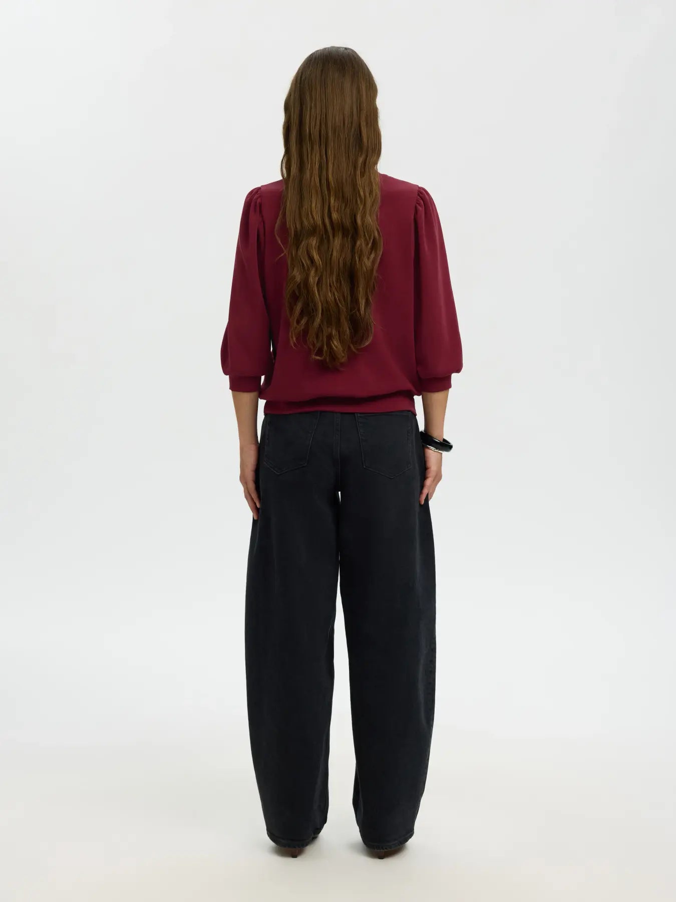 Selected Femme naisten pusero Tenny, Tawny Port