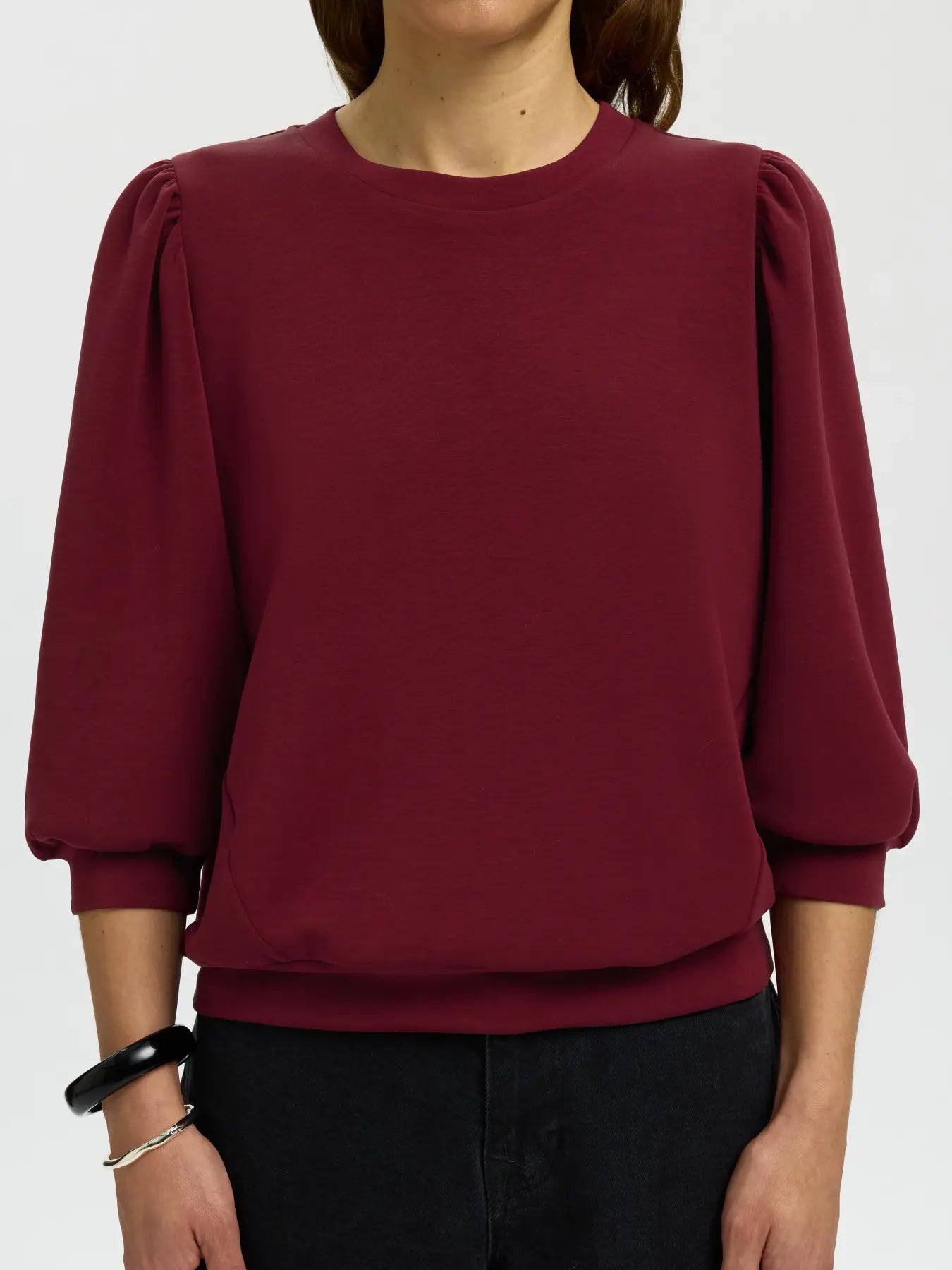 Selected Femme naisten pusero Tenny, Tawny Port