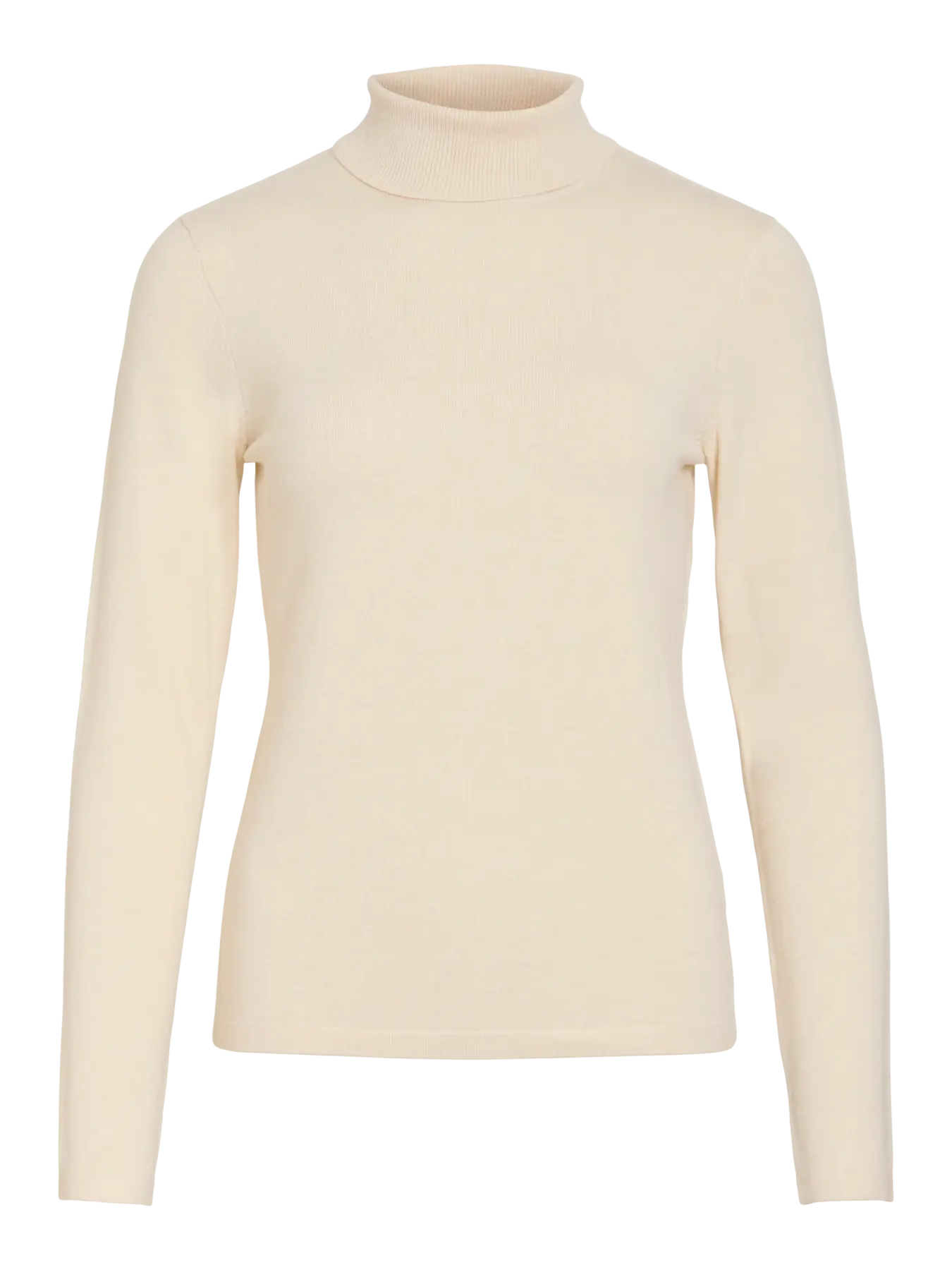 Vila naisten neulepusero Vimalu Rollneck, Sandshell Melange
