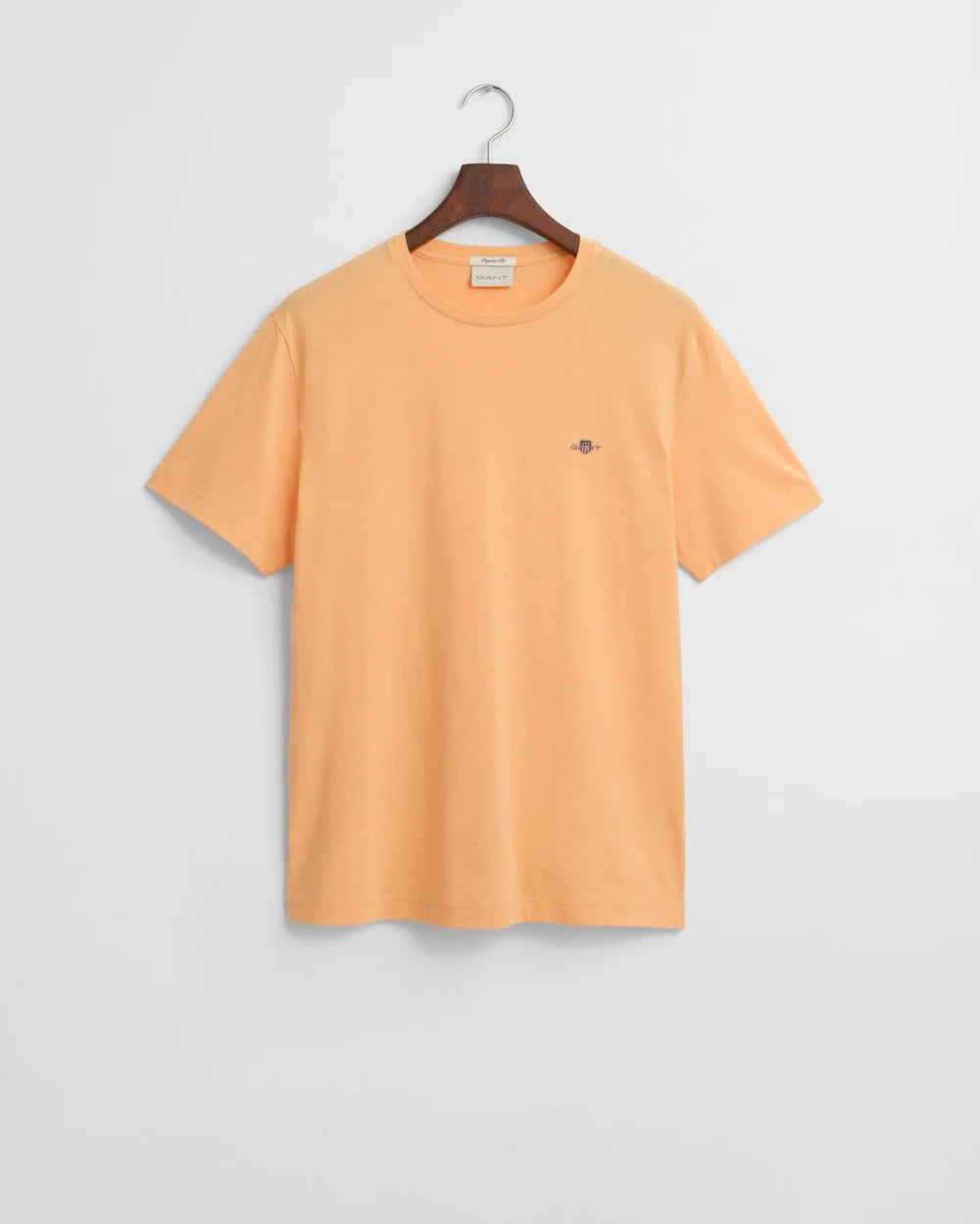 Gant miesten t-paita Reg Shield SS T-Shirt, Persikka