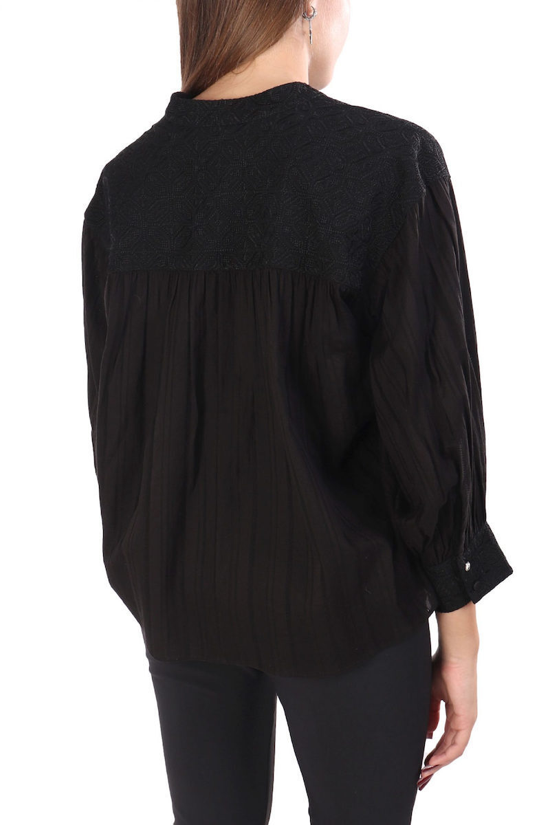 Boss Orange naisten pusero Brodes Blouse, musta