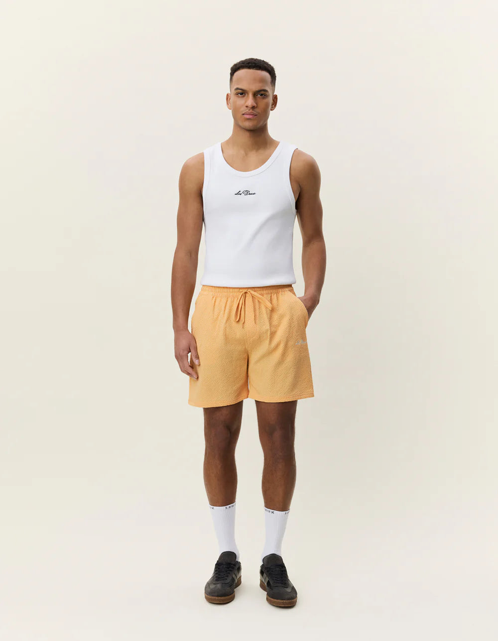 Les Deux miesten shortsit Hybrid, Oranssi