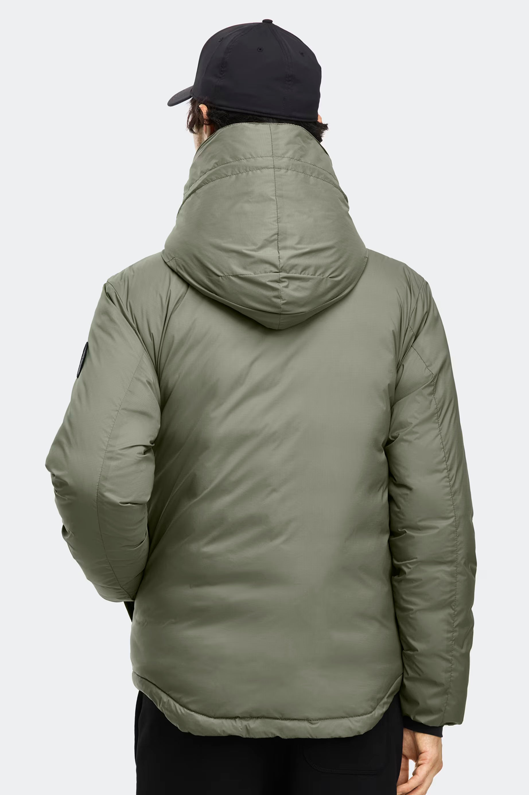 LODGE HOODY - R - BLACK DISC TUMMANVIHREÄ