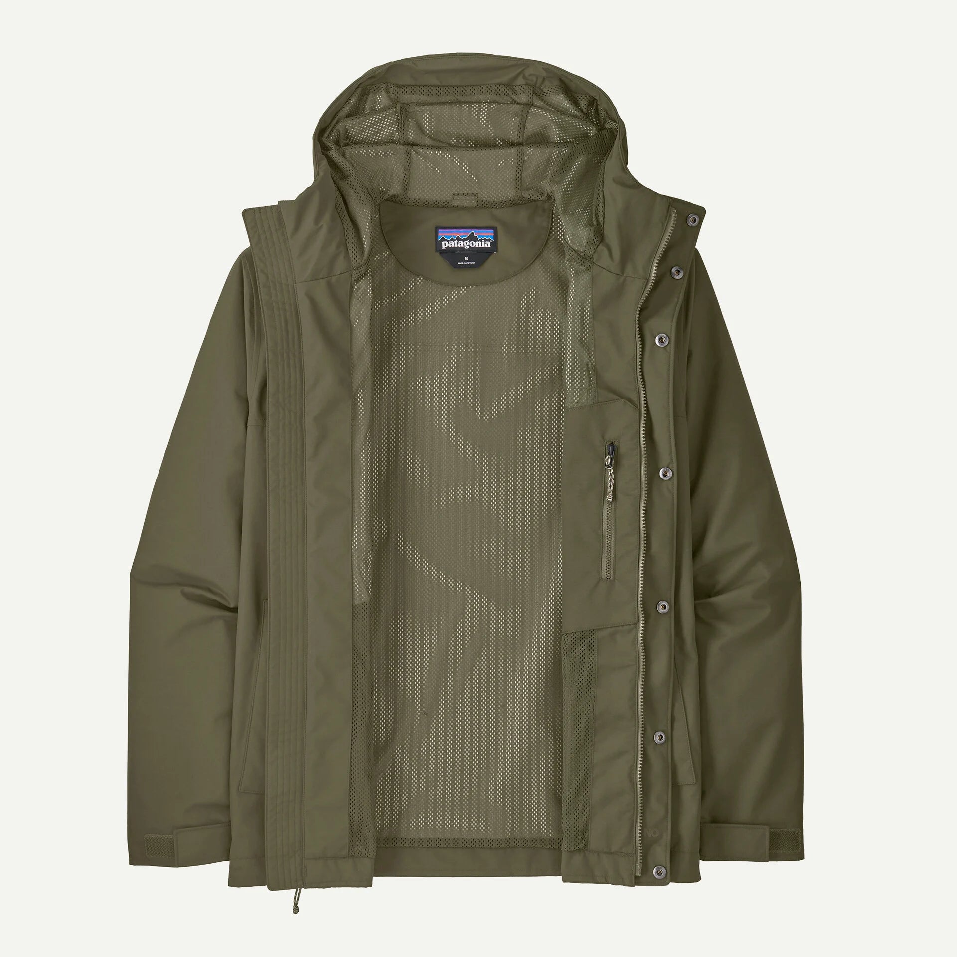Patagonia miesten takki M's Outdoor Everyday Rain Jkt, khaki