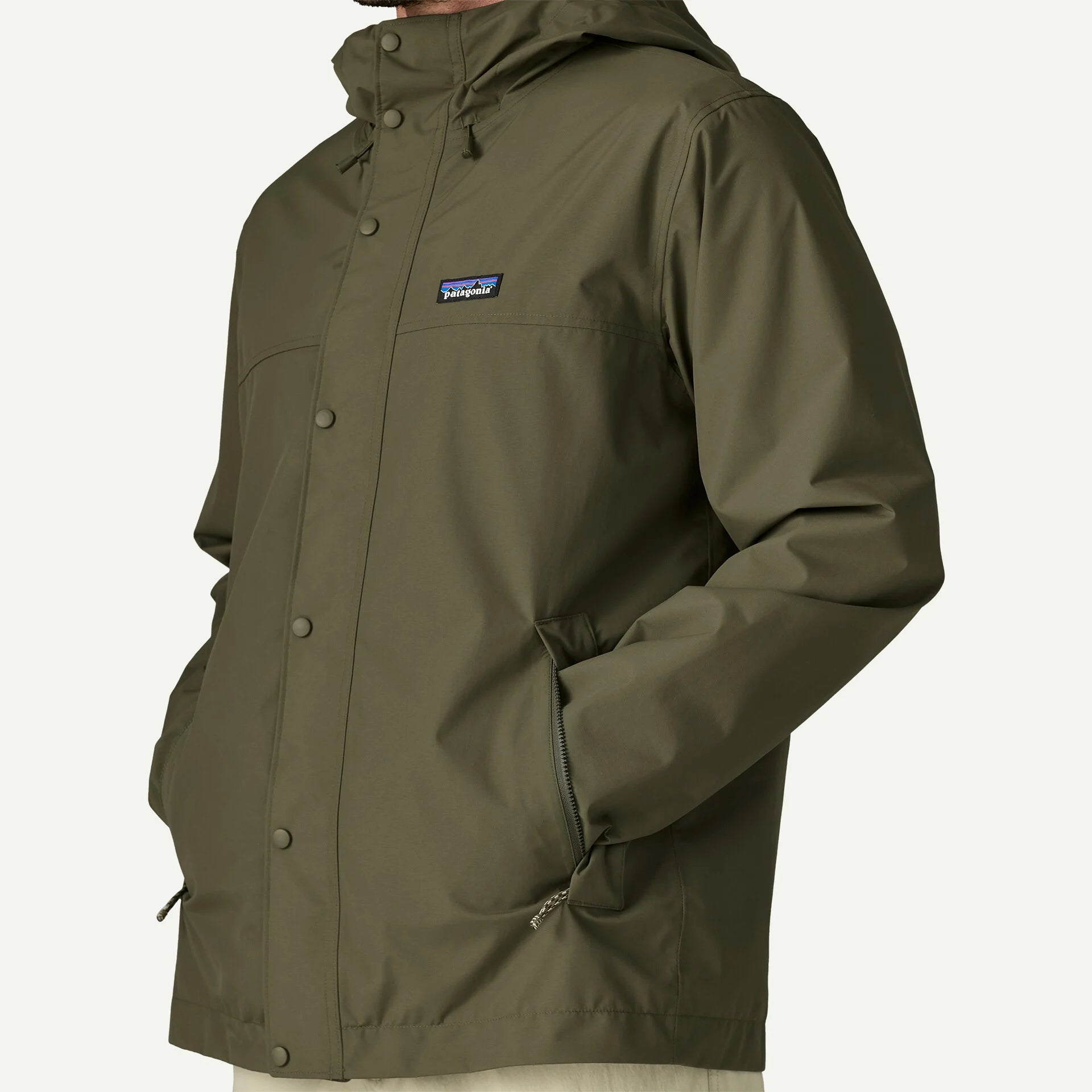 Patagonia miesten takki M's Outdoor Everyday Rain Jkt, khaki