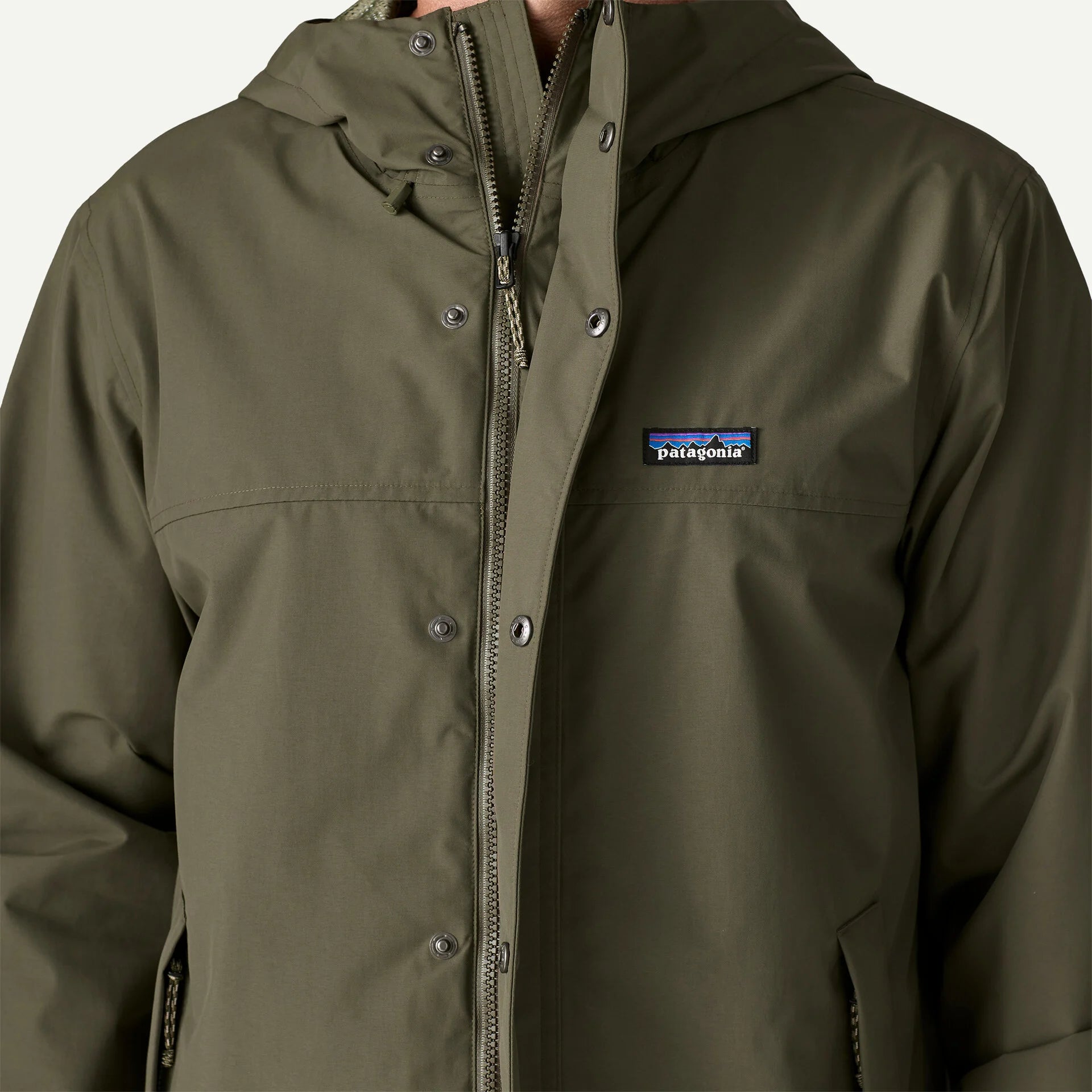 Patagonia miesten takki M's Outdoor Everyday Rain Jkt, khaki