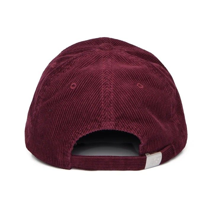 New Balance unisex lippis 6 Panel Athletics Cord Hat, viininpunainen