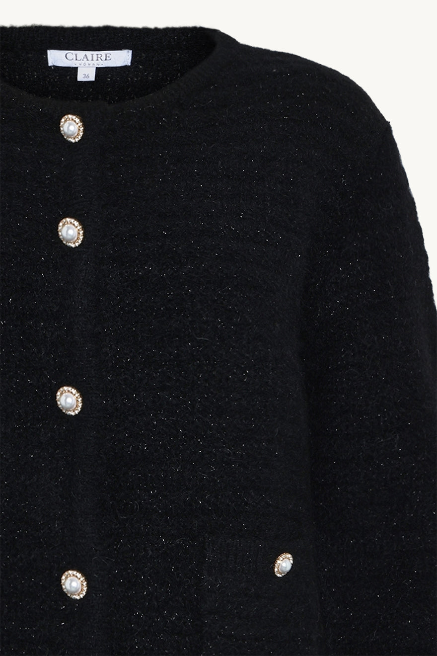 Claire Casilda Cardigan, Black