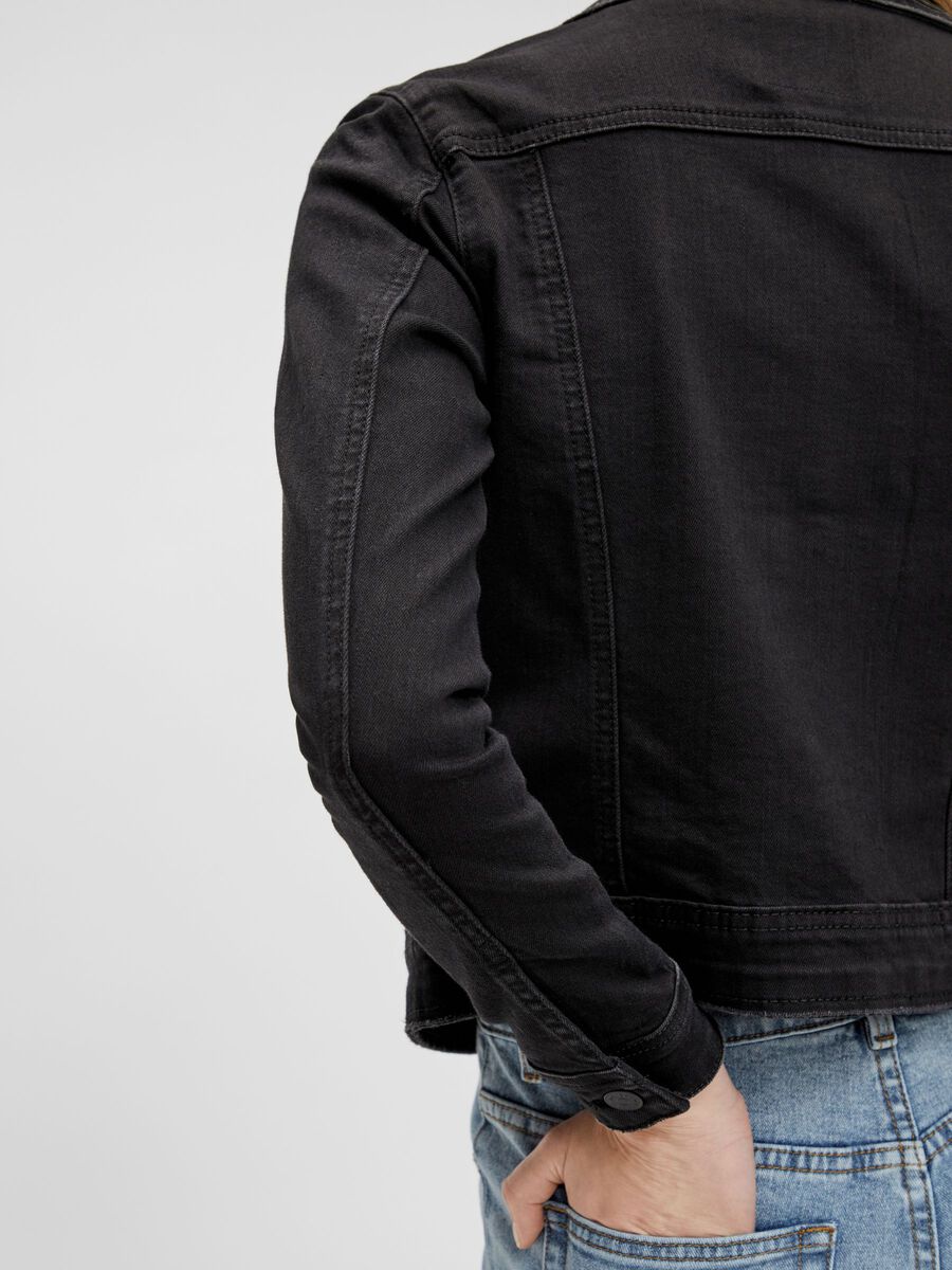 Object Naisten Farkkutakki, OBJWIN NEW DENIM JACKET Musta