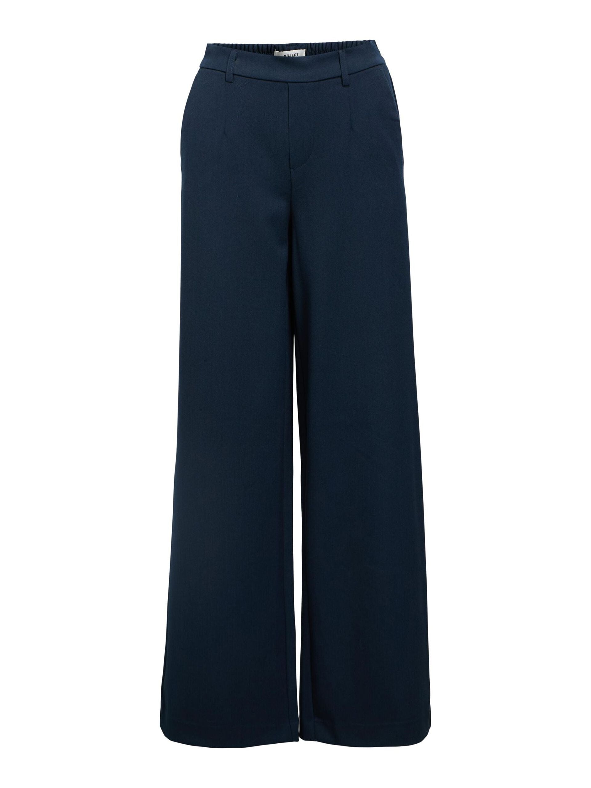 Object naisten housut OBJLisa Wide Pant, Sky Captain