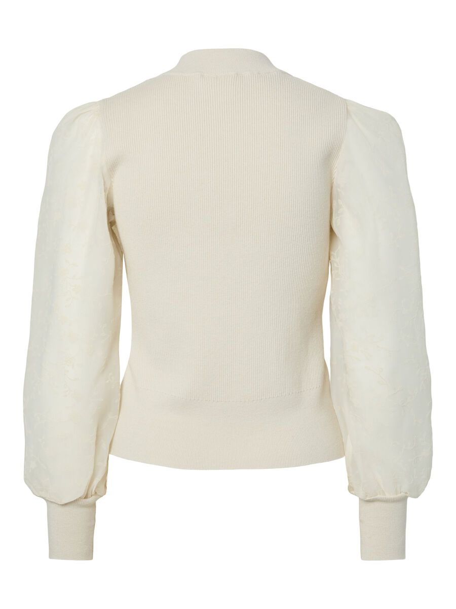 Y.A.S naisten pusero K-YASDOTME LS KNIT PULLOVER S. NOOS, Birch