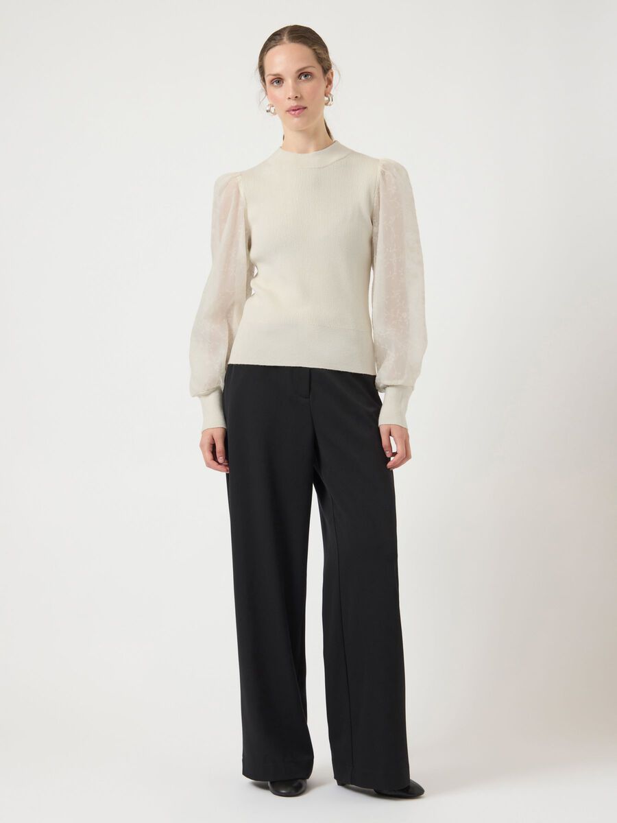 Y.A.S naisten pusero K-YASDOTME LS KNIT PULLOVER S. NOOS, Birch