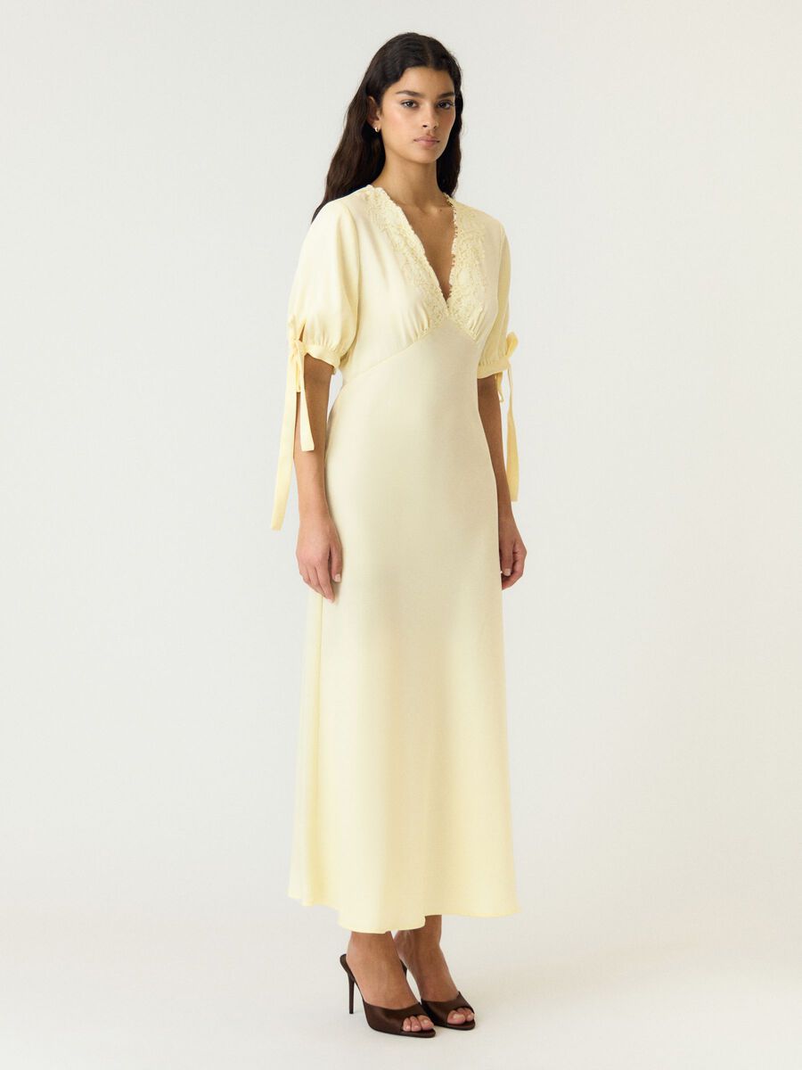 Y.A.S maksimekko Yaspella Long Dress, Anise Flower