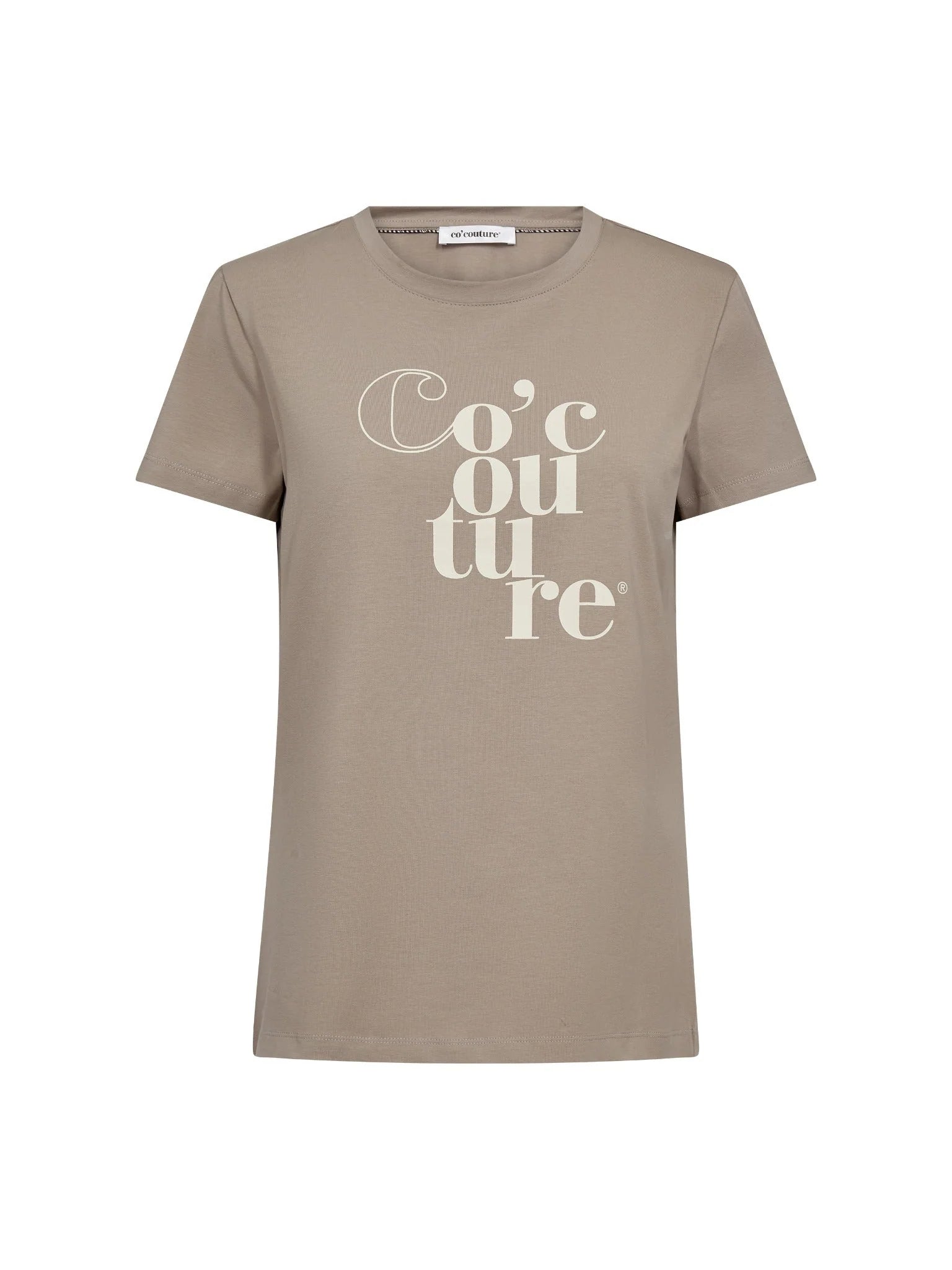Co’Couture naisten t-paidat CocoutureCC Tee, ruskeanharmaa