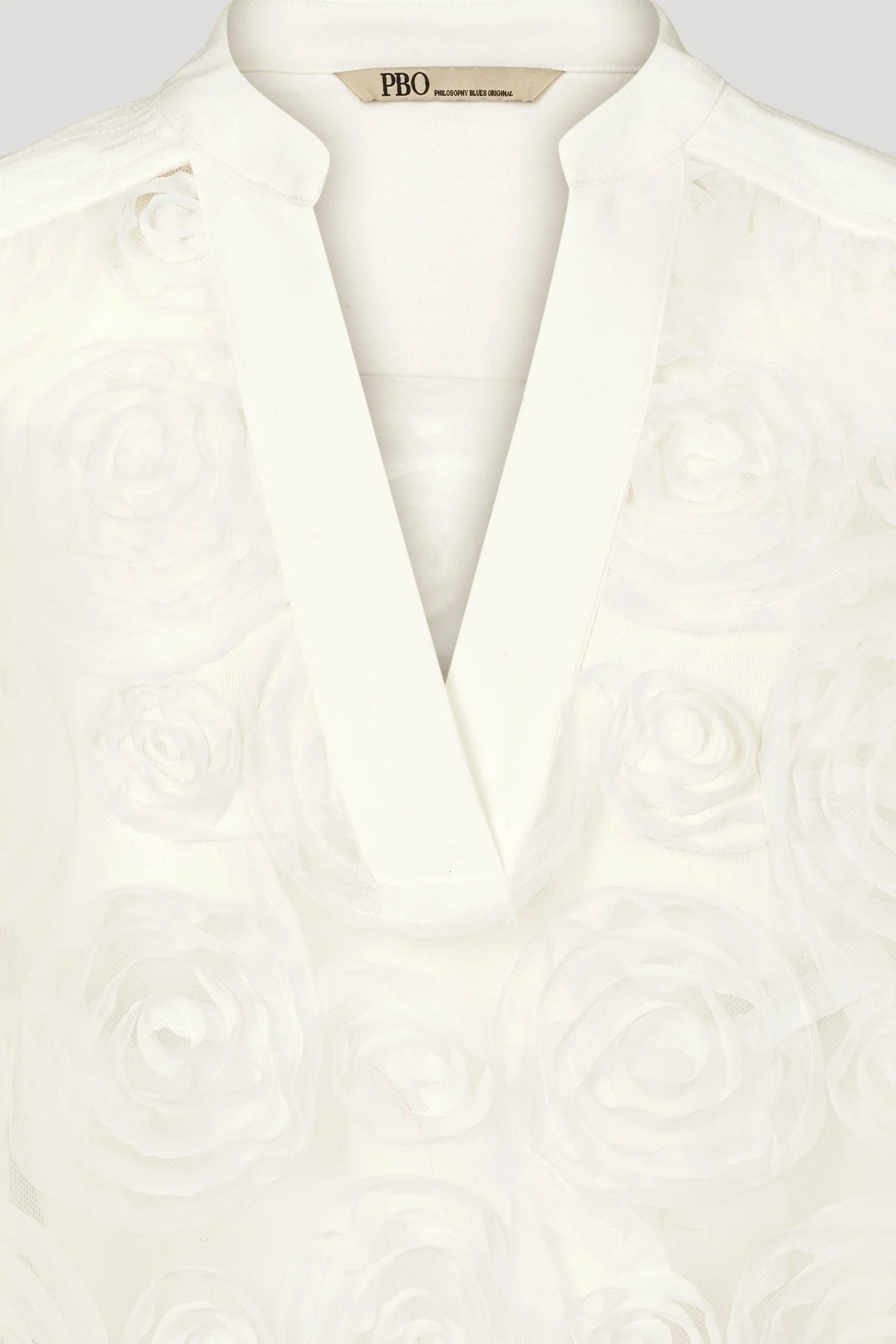 CIRCLE BLOUSE VALKOINEN