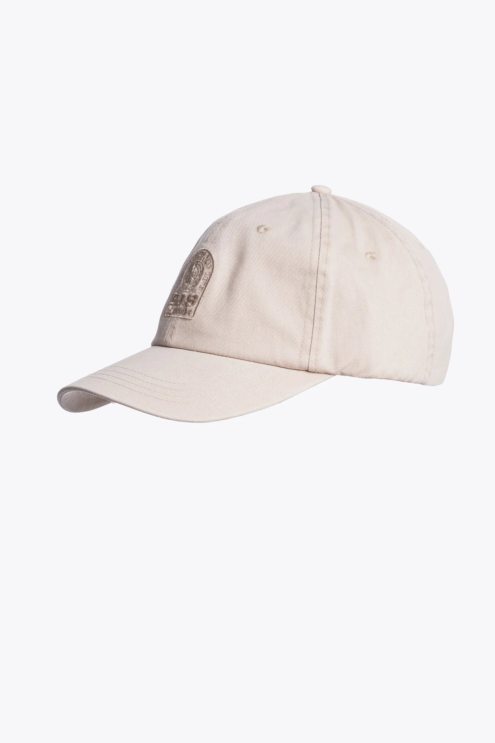 Parajumpers lippis Ardine Cap, beige, jossa on pehmeä puuvillainen materiaali, säädettävä takakiinnitys ja korostettu kirjailtu logo etuosassa.