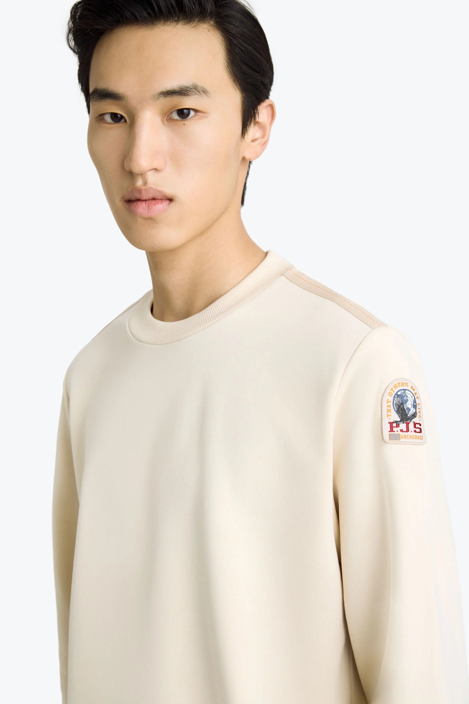 Parajumpers miesten collegepaita K2 M C-Neck Sweatshirt, kerma