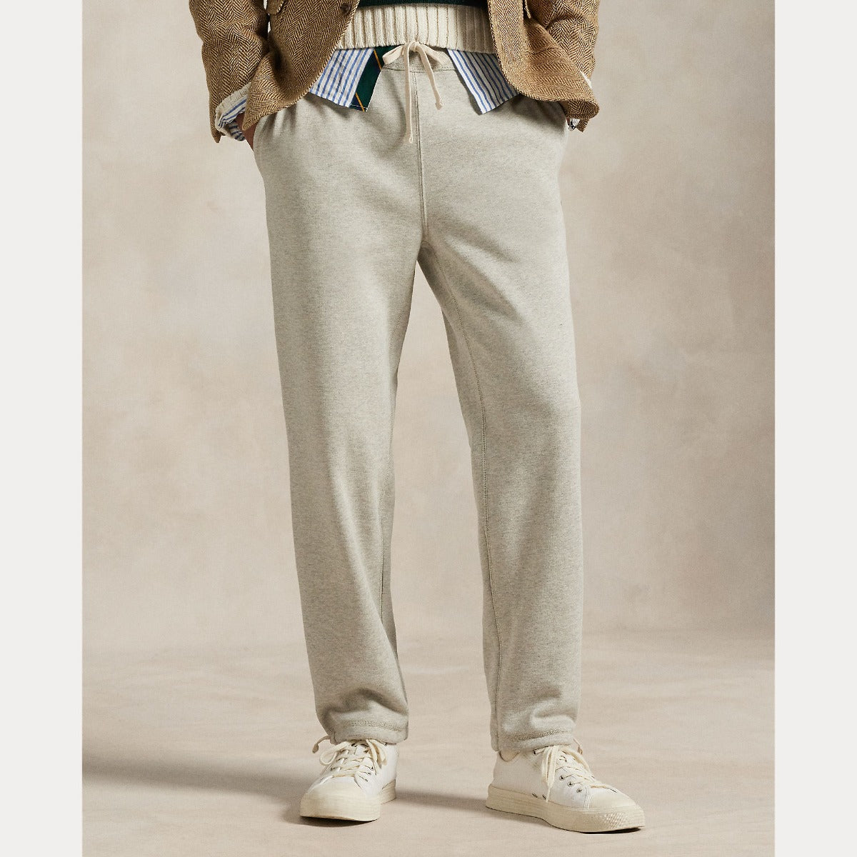 Polo Ralph Lauren miesten collegehousut, FLEECE PANT Keskiharmaa