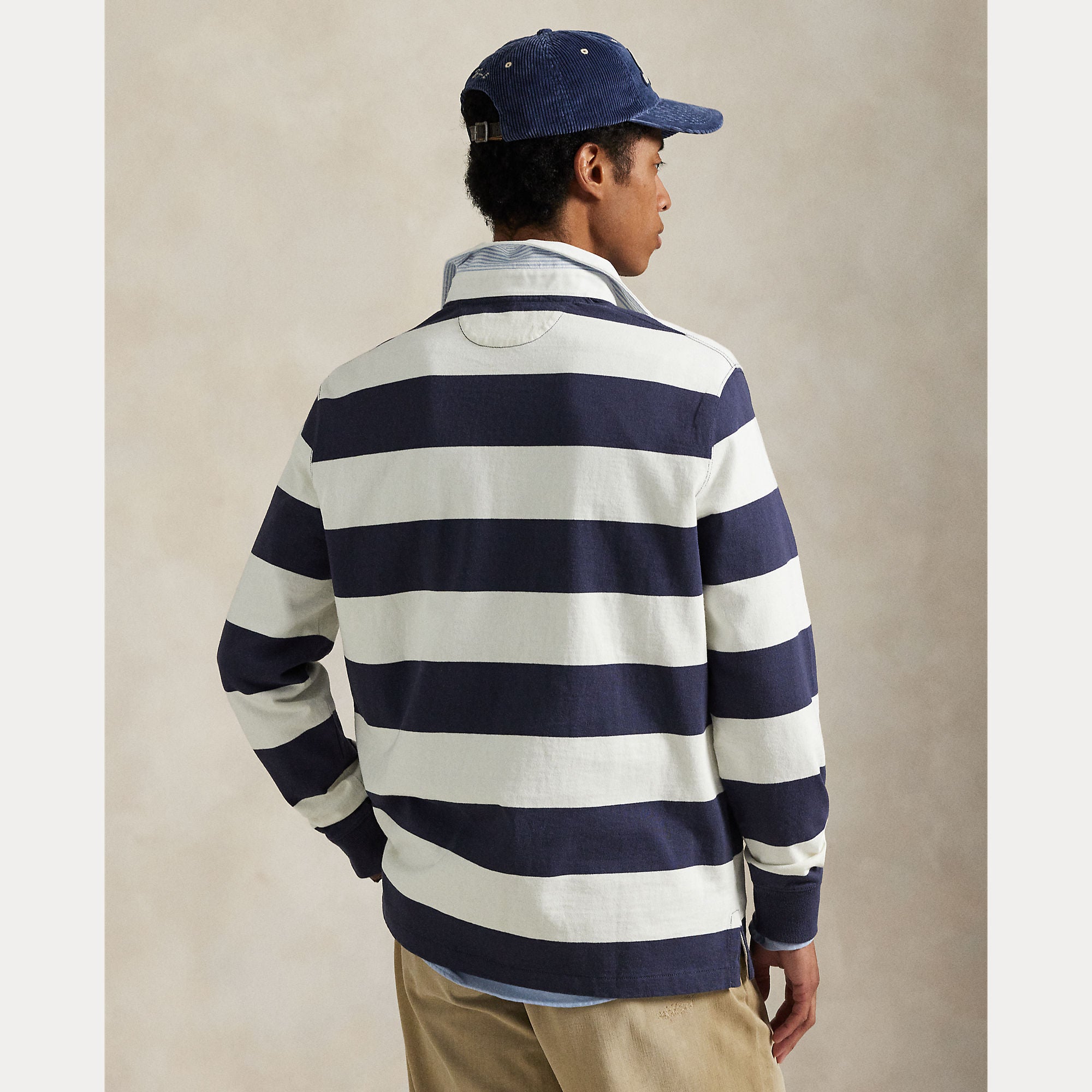 LONG SLEEVE RUGBY RUGGER RAIDALLINEN SININEN