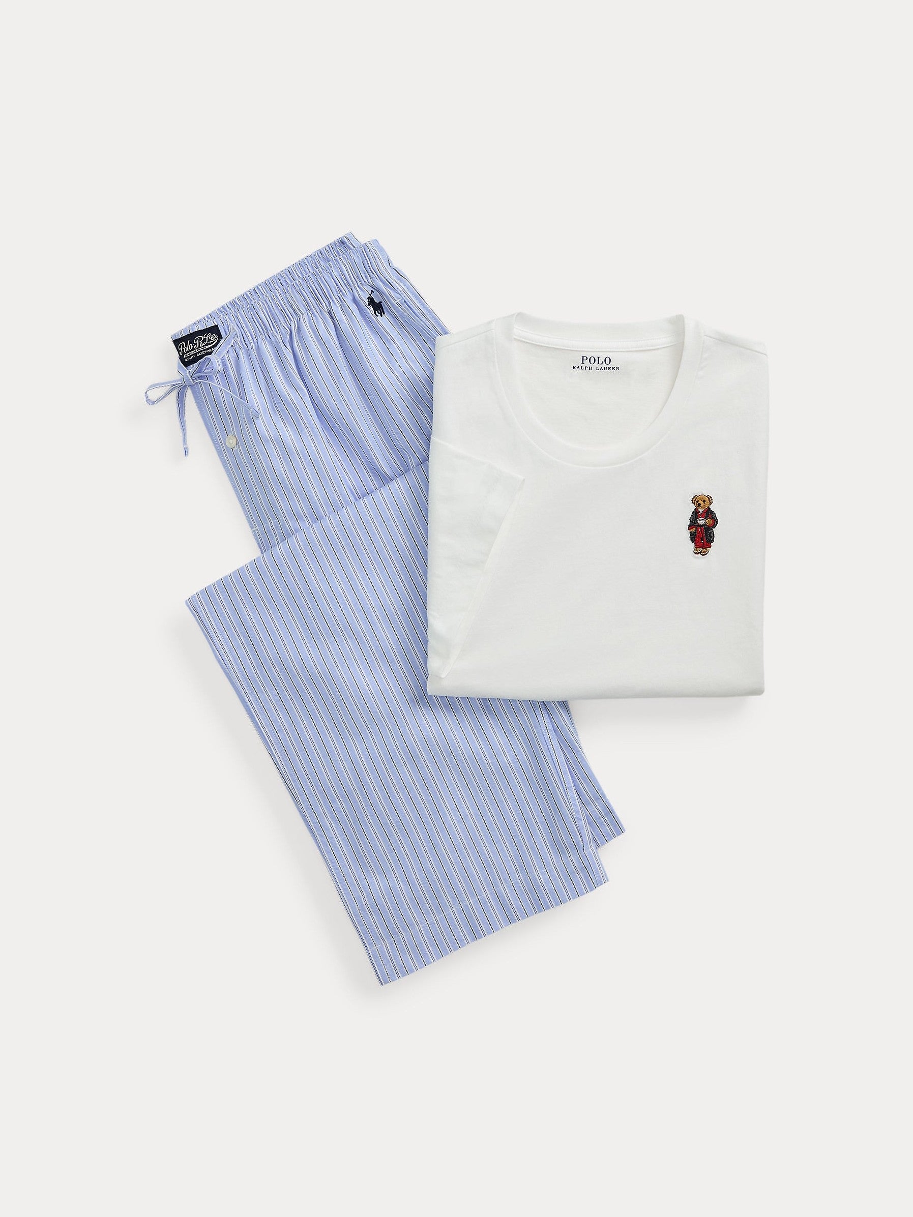 Polo Ralph Lauren miesten pyjama SHORT SLEEP PYJAMA SLEEP SET BEAR, sininen