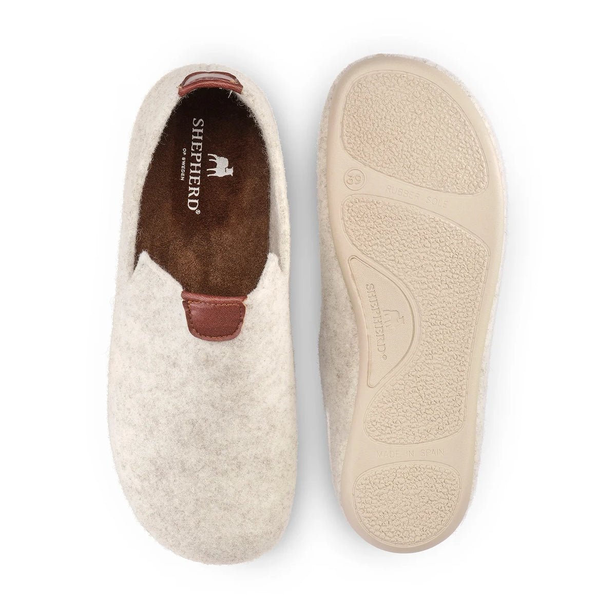 Shepherd of Sweden naisten tossut Elma, Creme