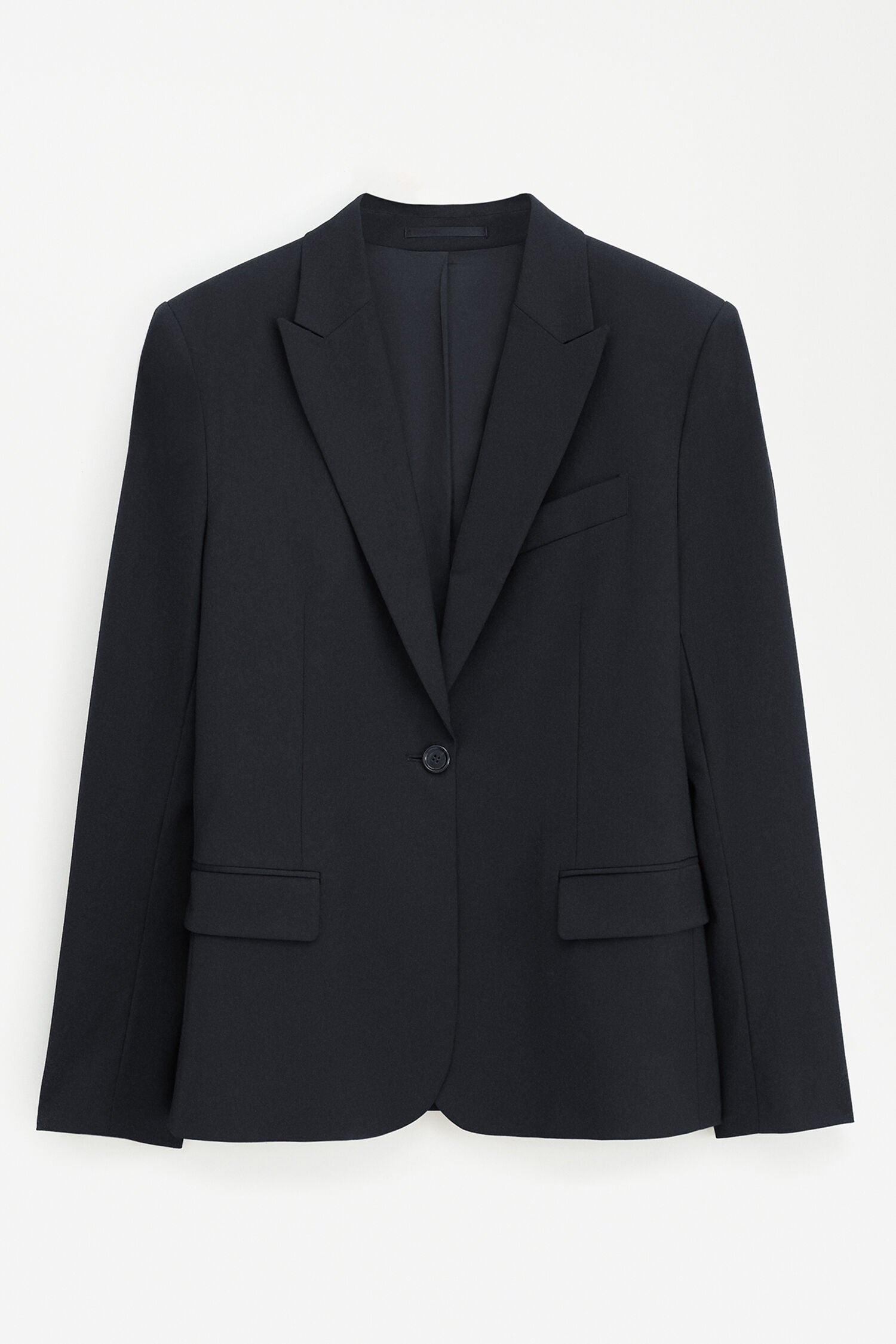 Filippa K naisten bleiseri Sasha Cool Wool Blazer, musta