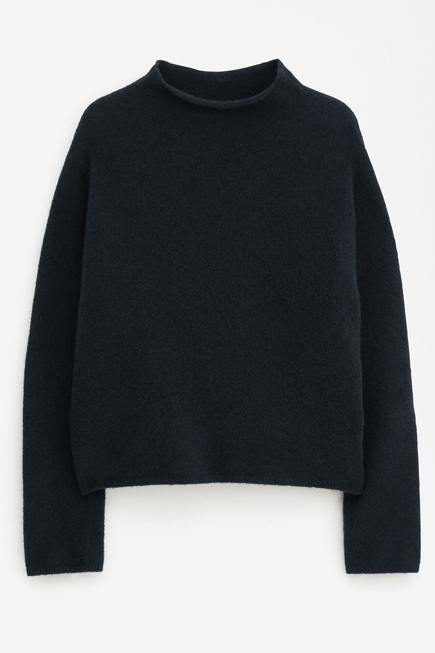 Filippa K naisten neulepusero Mika Yak Funnelneck Sweater, musta