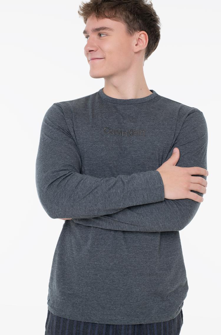 Calvin Klein miesten pyjama LS TEE PANT SET, tummansininen