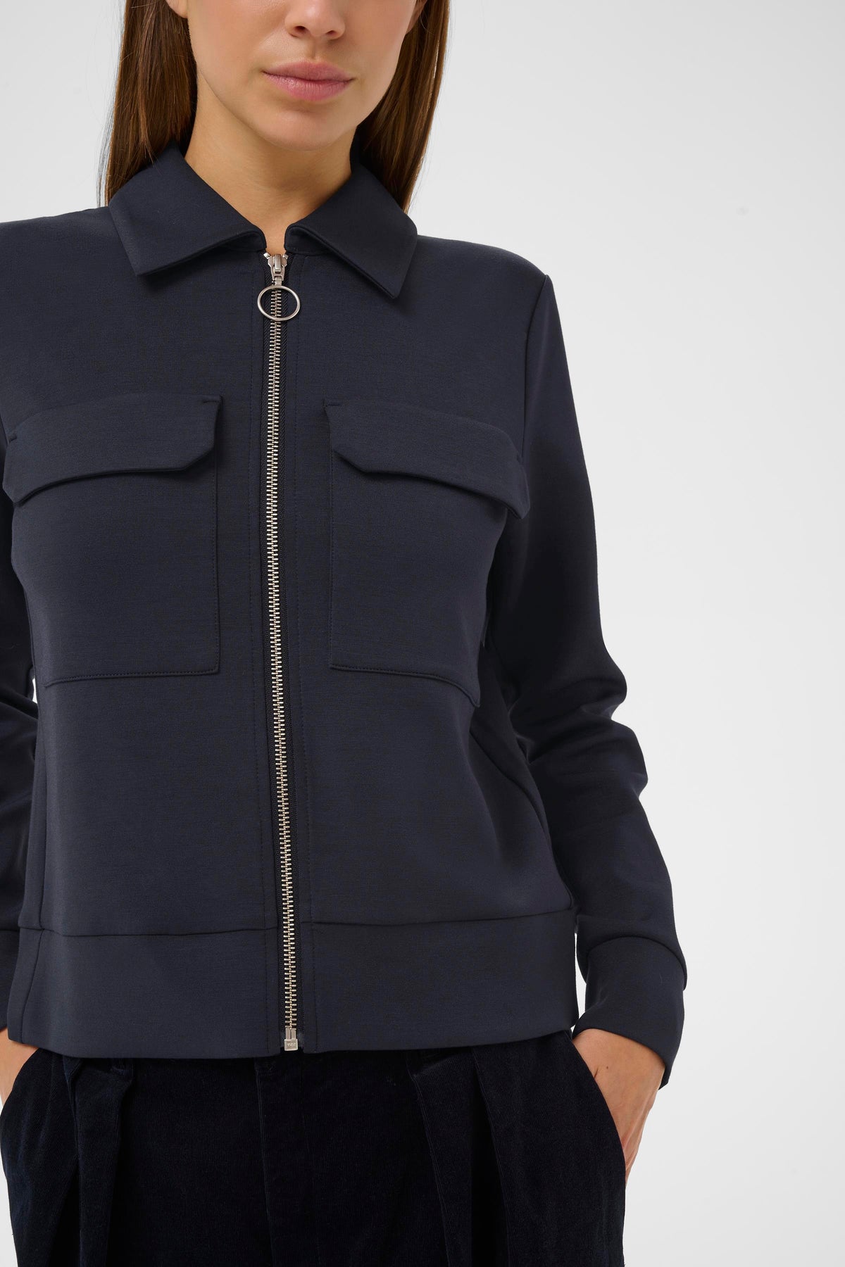 InWear naisten collegetakki BecaIW Cardigan, Marine Blue