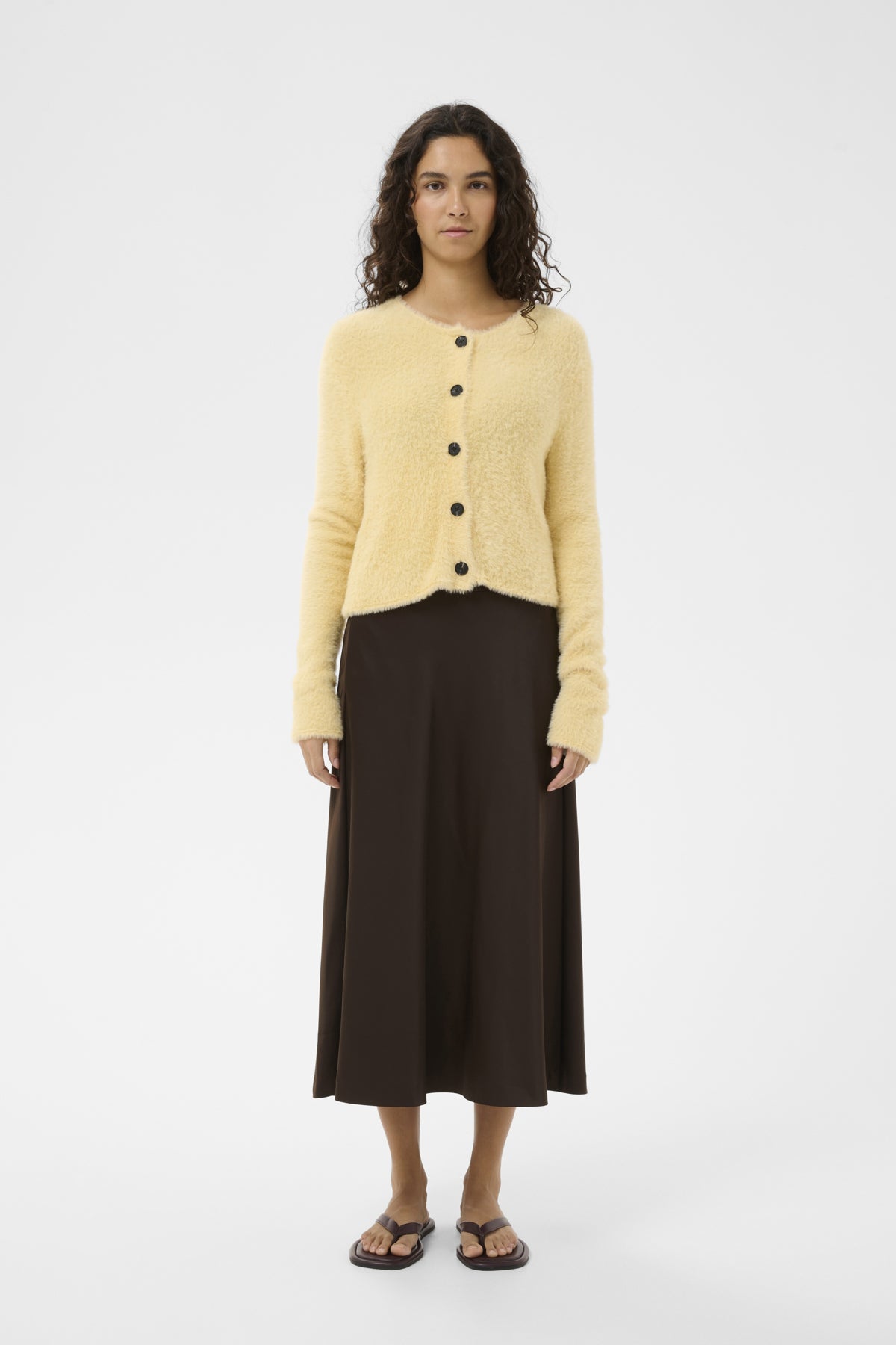 Inwear naisten hame ZilkyIW Skirt, Coffee Bean