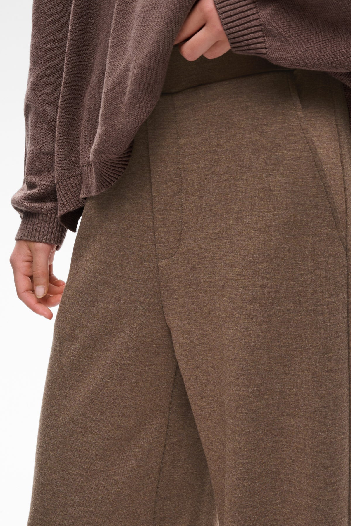 Inwear naisten Suorat housut Gincetteiw Melange Pants, Coffee Quartz Melange