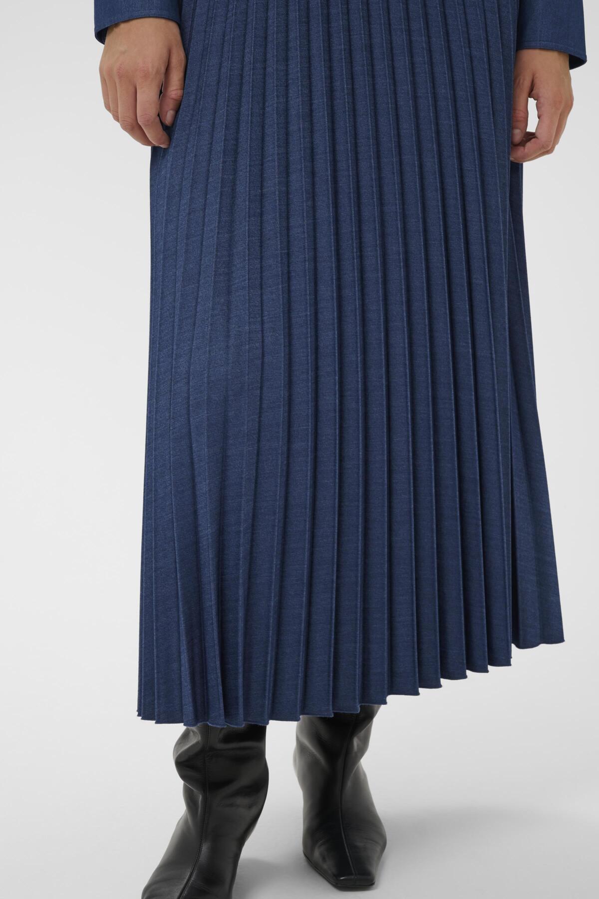 Inwear naisten hame CHERRIEIW SKIRT, Dark Denim
