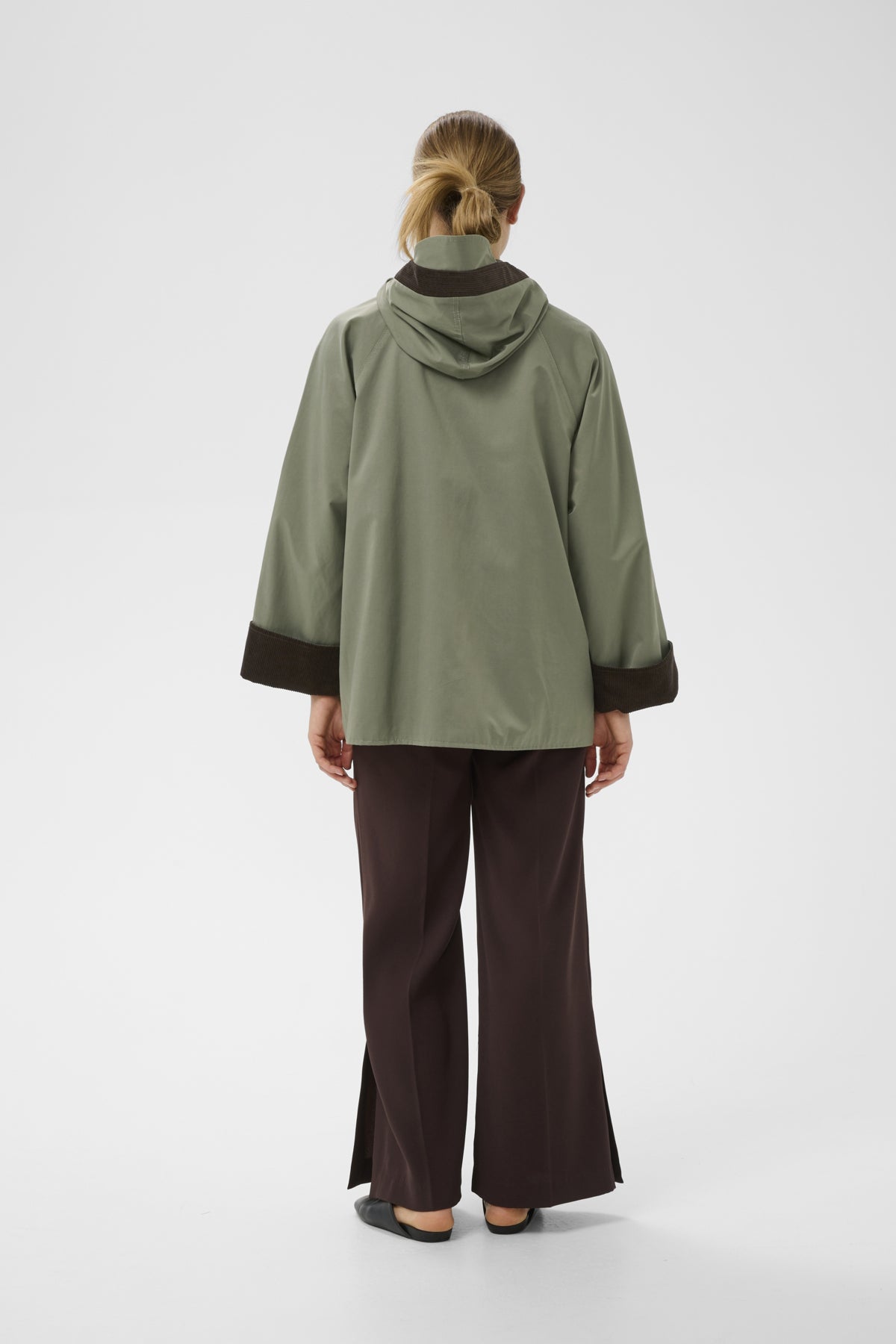Inwear naisten takki GracelynnIW Hooded Jacket, vihreä