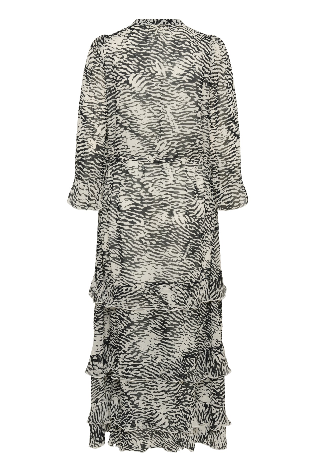 Inwear naisten mekko LyonIW Dress, Black Wavy Structure