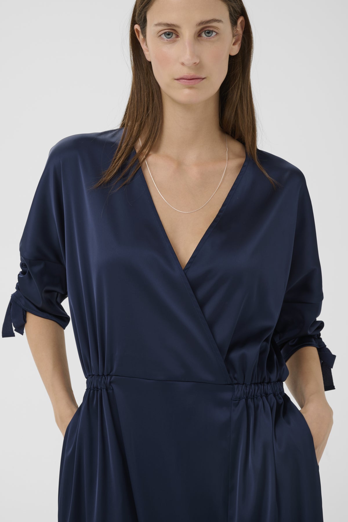 Inwear mekko LakeIW Fake Wrap Dress, Midnight Magic